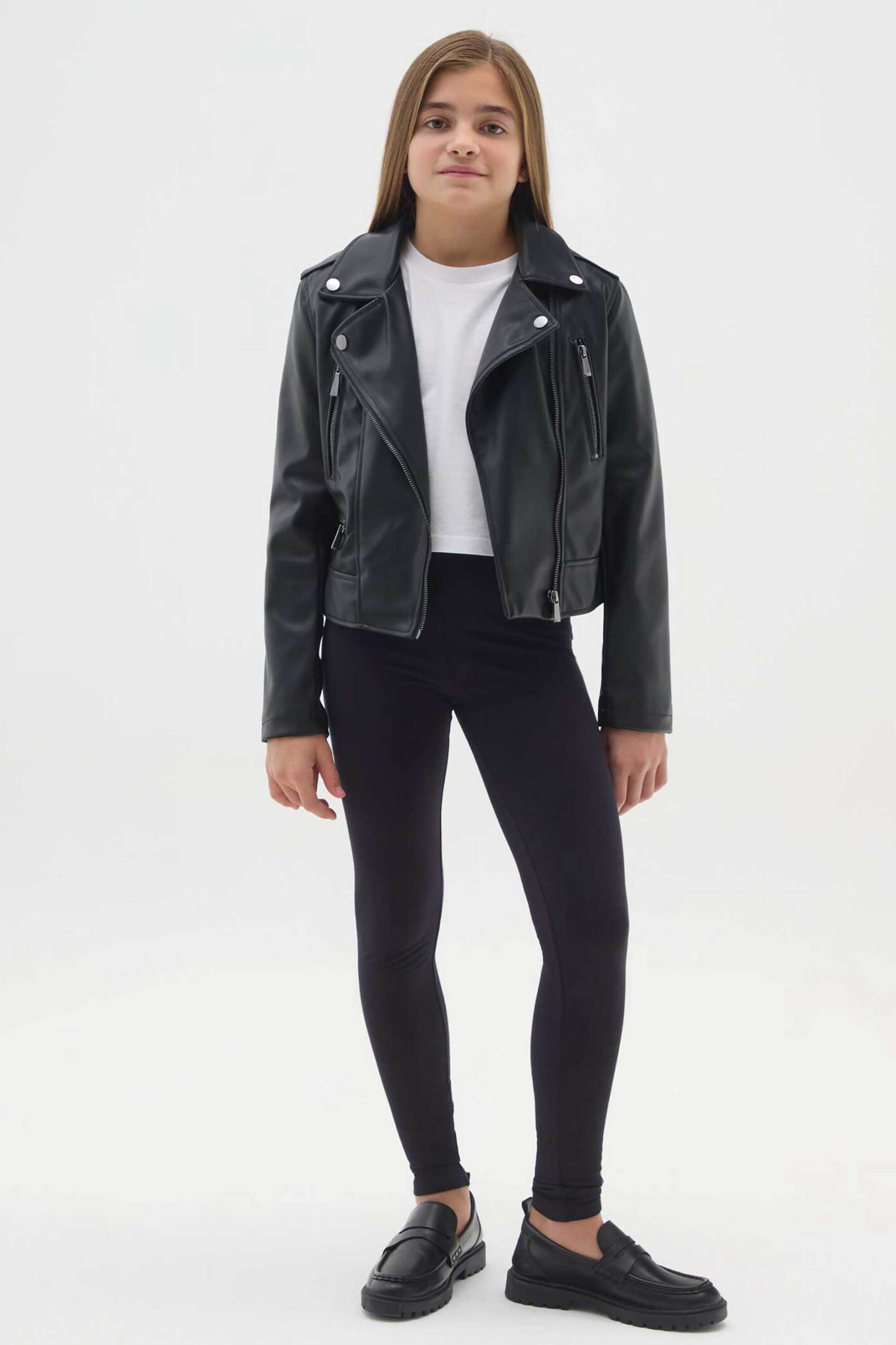 OVS παιδικό κολάν μονόχρωμο Slim Fit - 002477834 Μαύρο