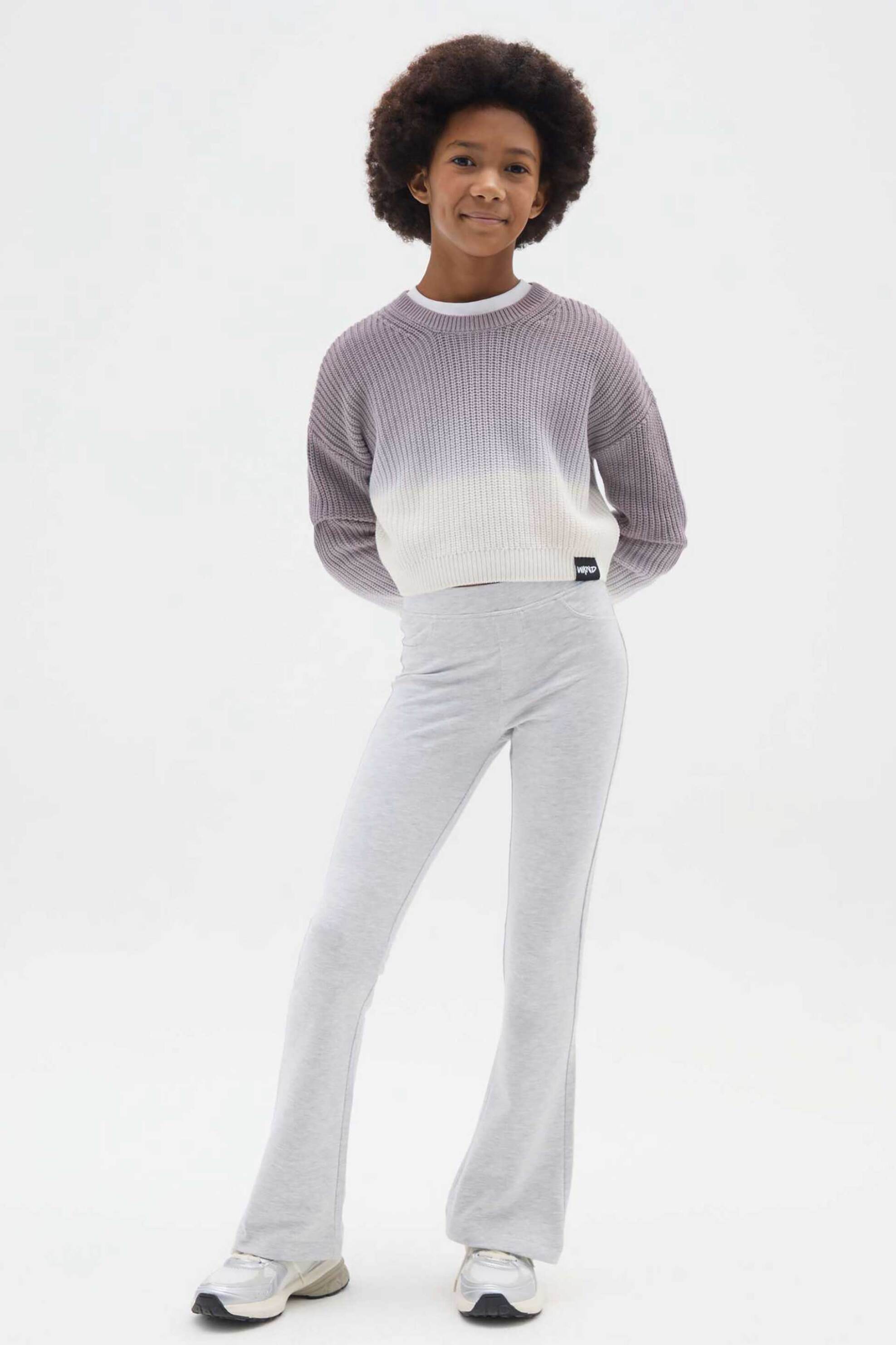 OVS παιδικό κολάν μονόχρωμο Wide Leg - 002477809 Γκρι