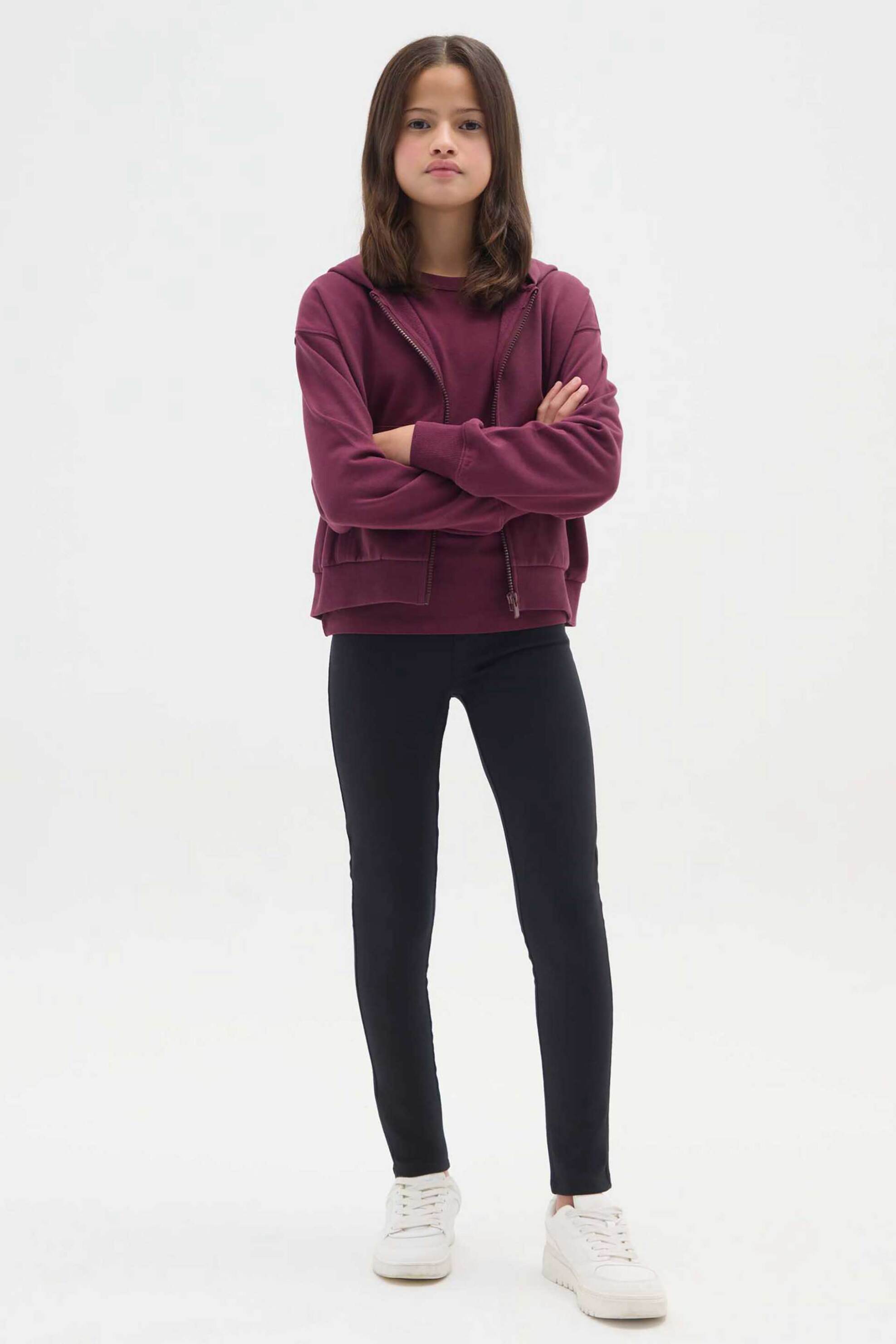 OVS παιδικό κολάν μονόχρωμο Slim Fit - 002478022 Μαύρο