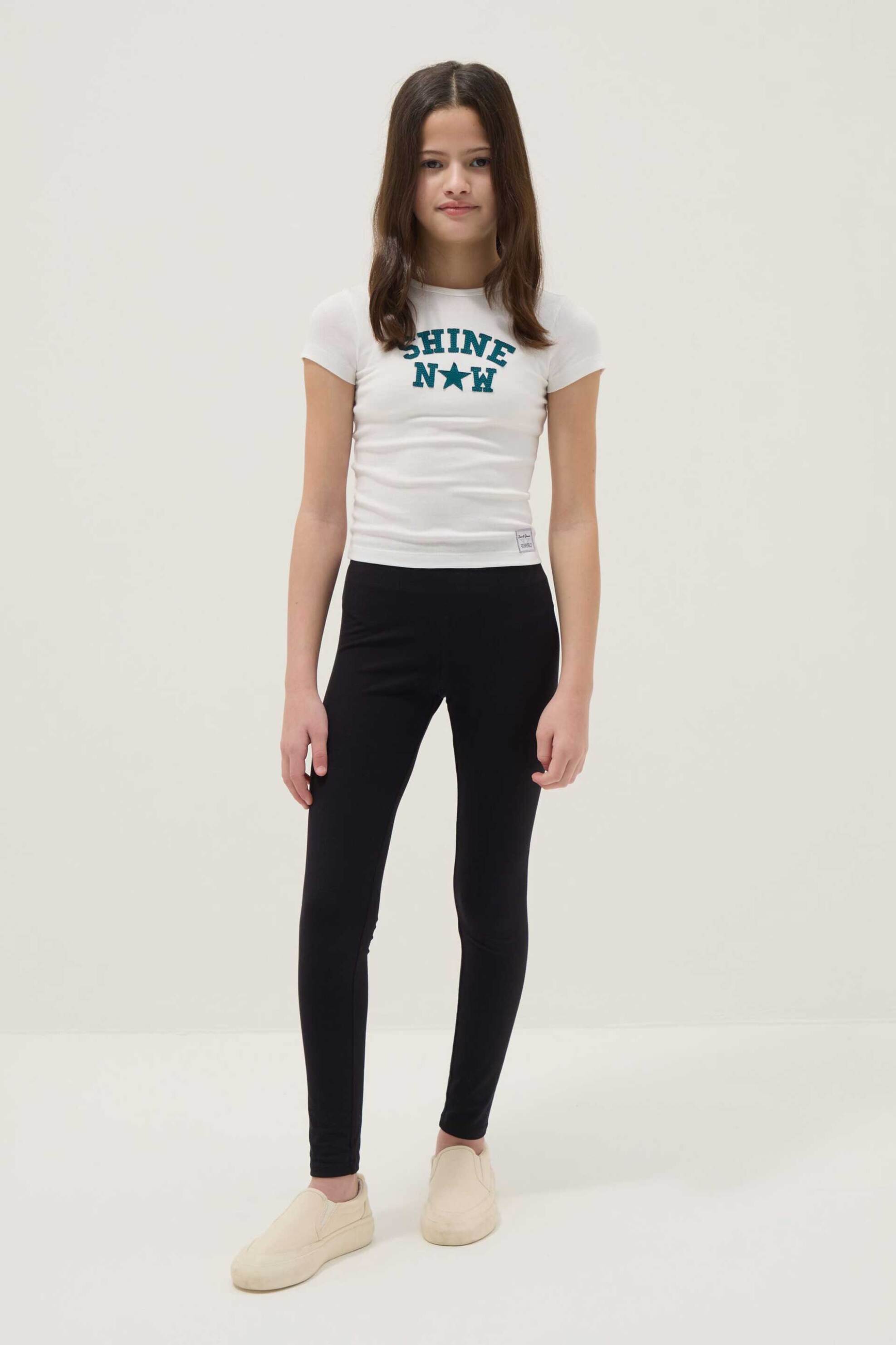 OVS παιδικό κολάν μονόχρωμο Slim Fit - 002518426 Μαύρο