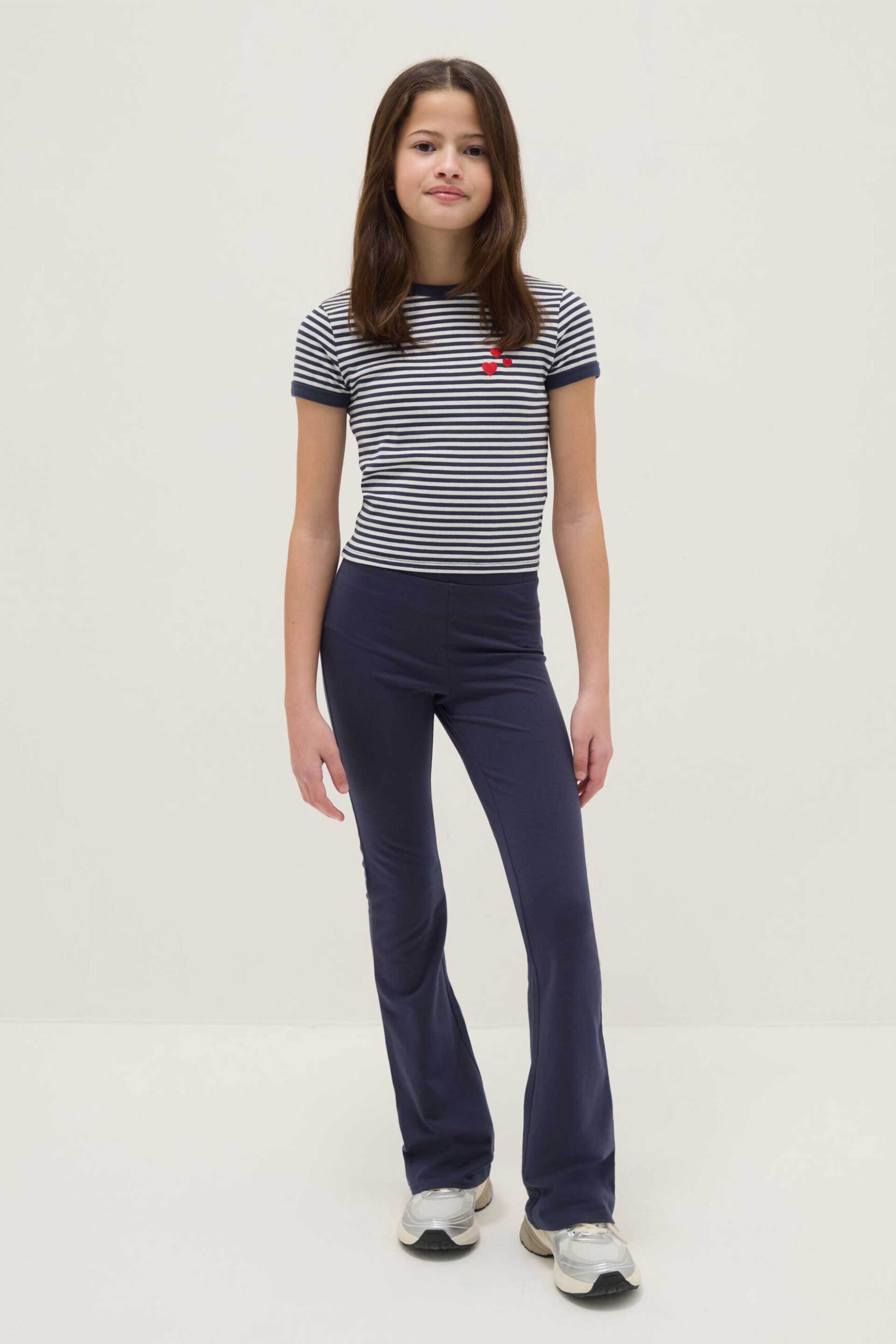 OVS παιδικό κολάν μονόχρωμο Flare Fit - 002518436 Μπλε Σκούρο