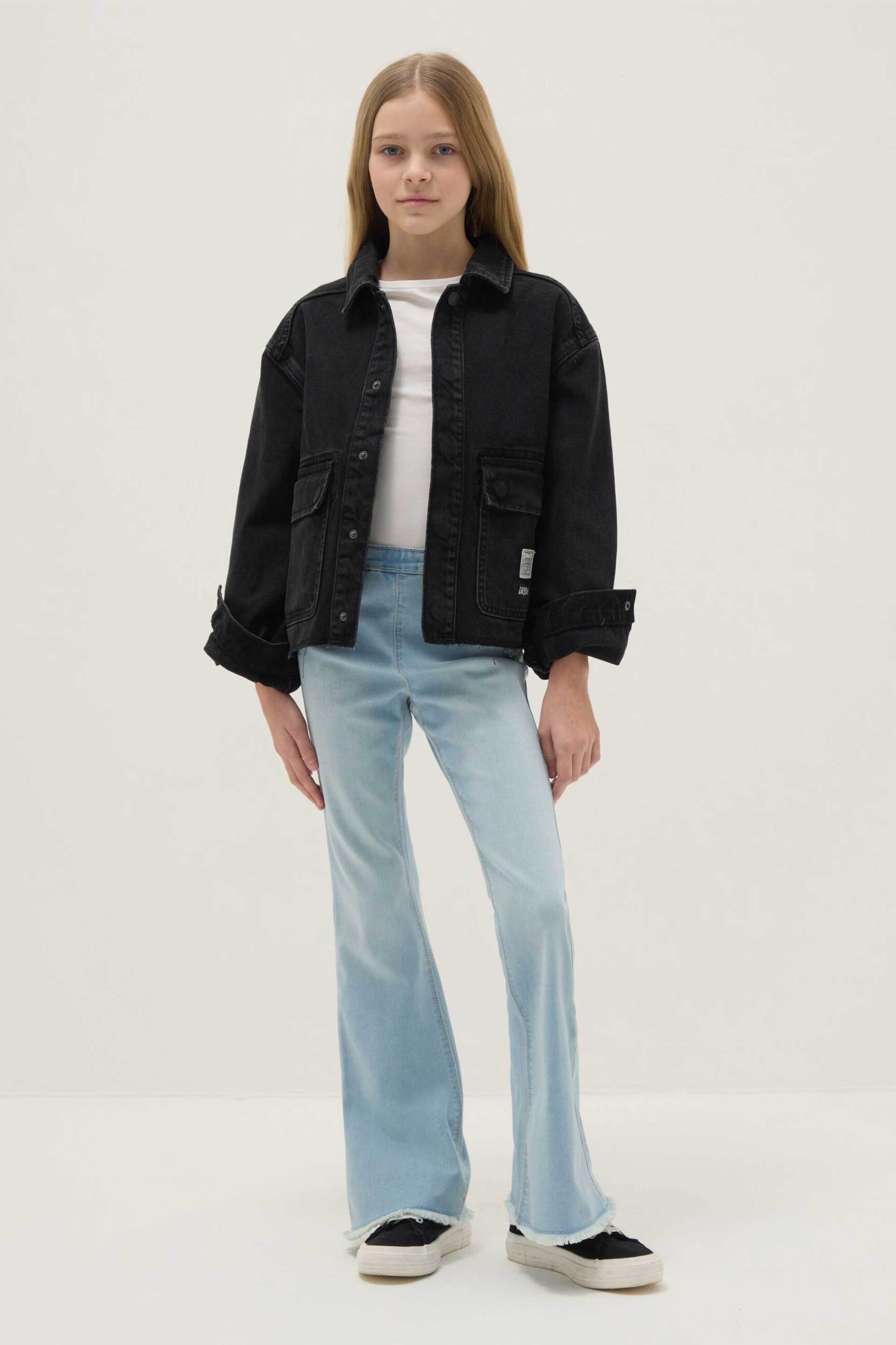 OVS παιδικό τζιν παντελόνι Flared Fit - 002561748 Denim Blue