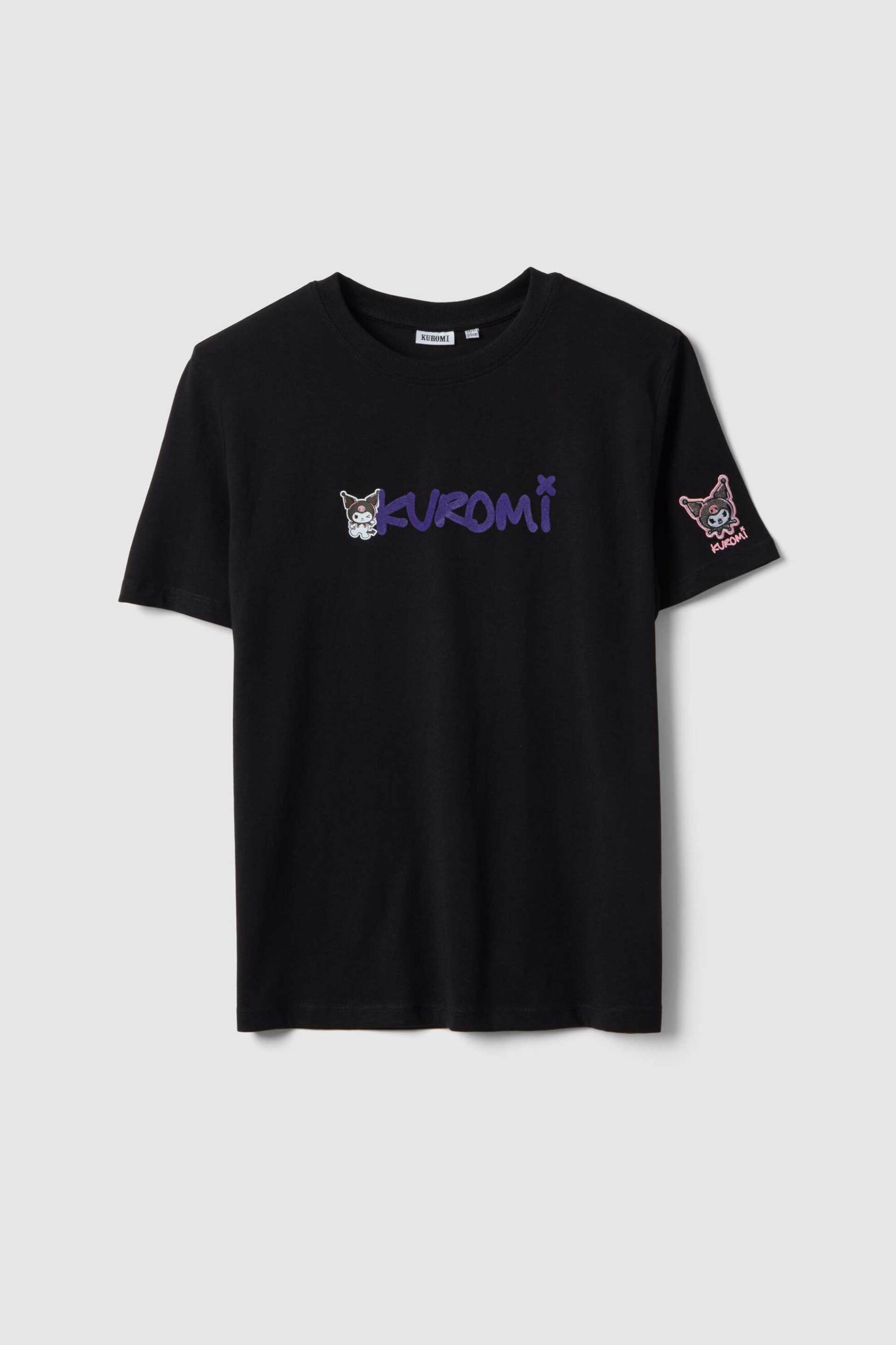 Ovs Παιδικό T-Shirt με Print Kuromi Regular Fit - 002557029 Μαύρο