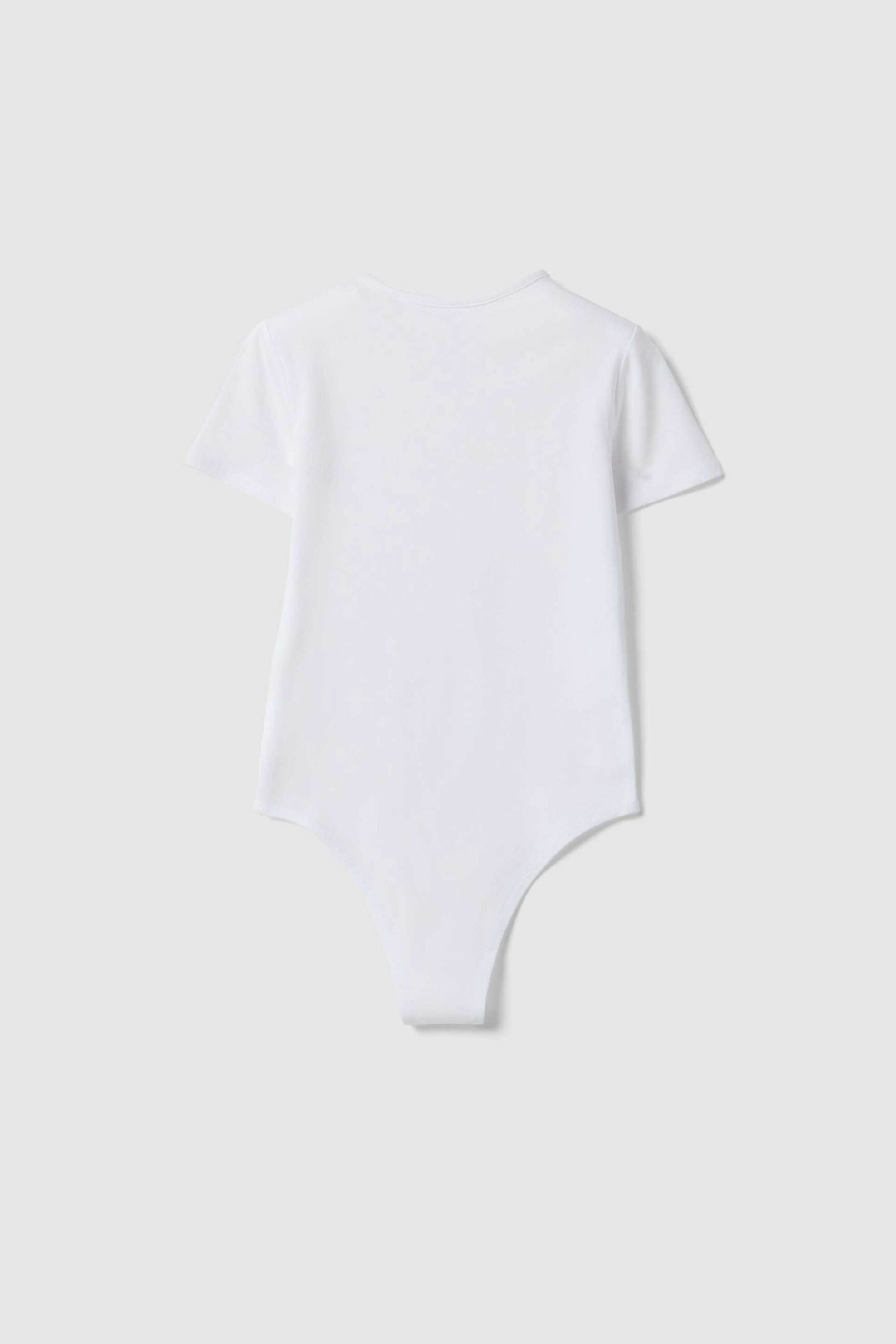 OVS παιδικό κορμάκι Slim Fit - 002615353 Λευκό φωτογραφία