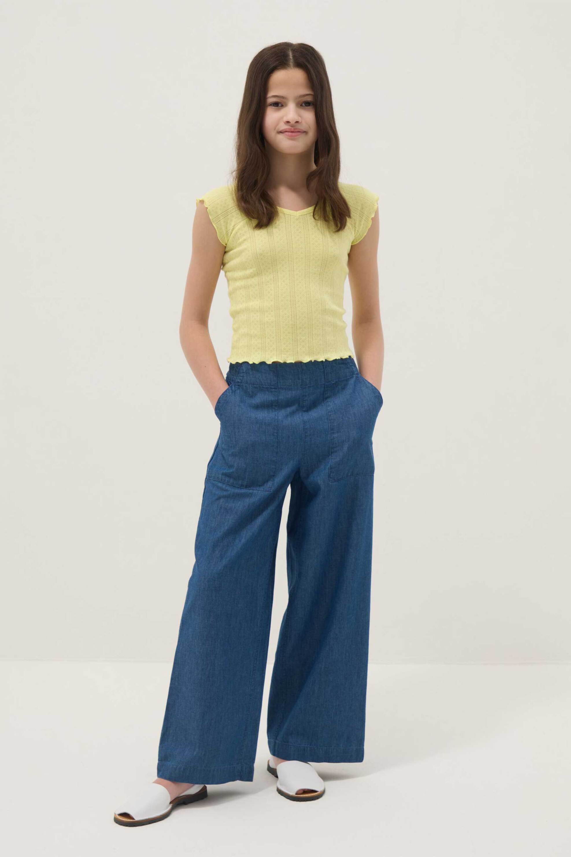 OVS παιδικό τζιν παντελόνι Wide Leg - 002642473 Denim Blue