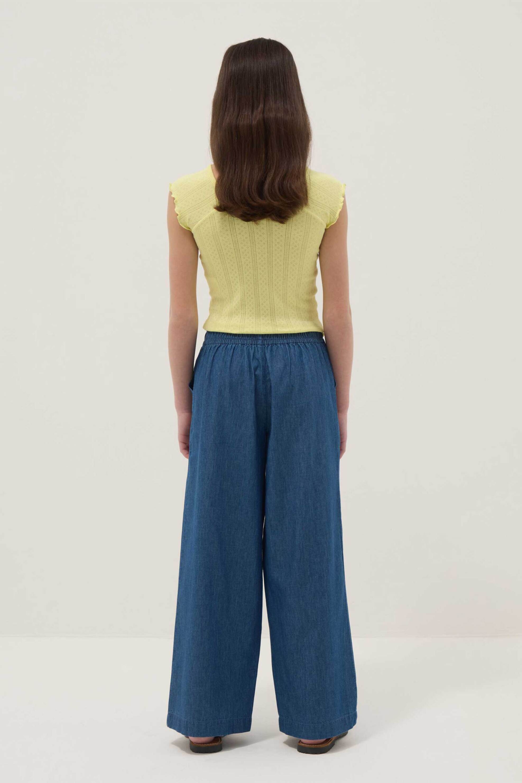 OVS παιδικό τζιν παντελόνι Wide Leg - 002642473 Denim Blue φωτογραφία