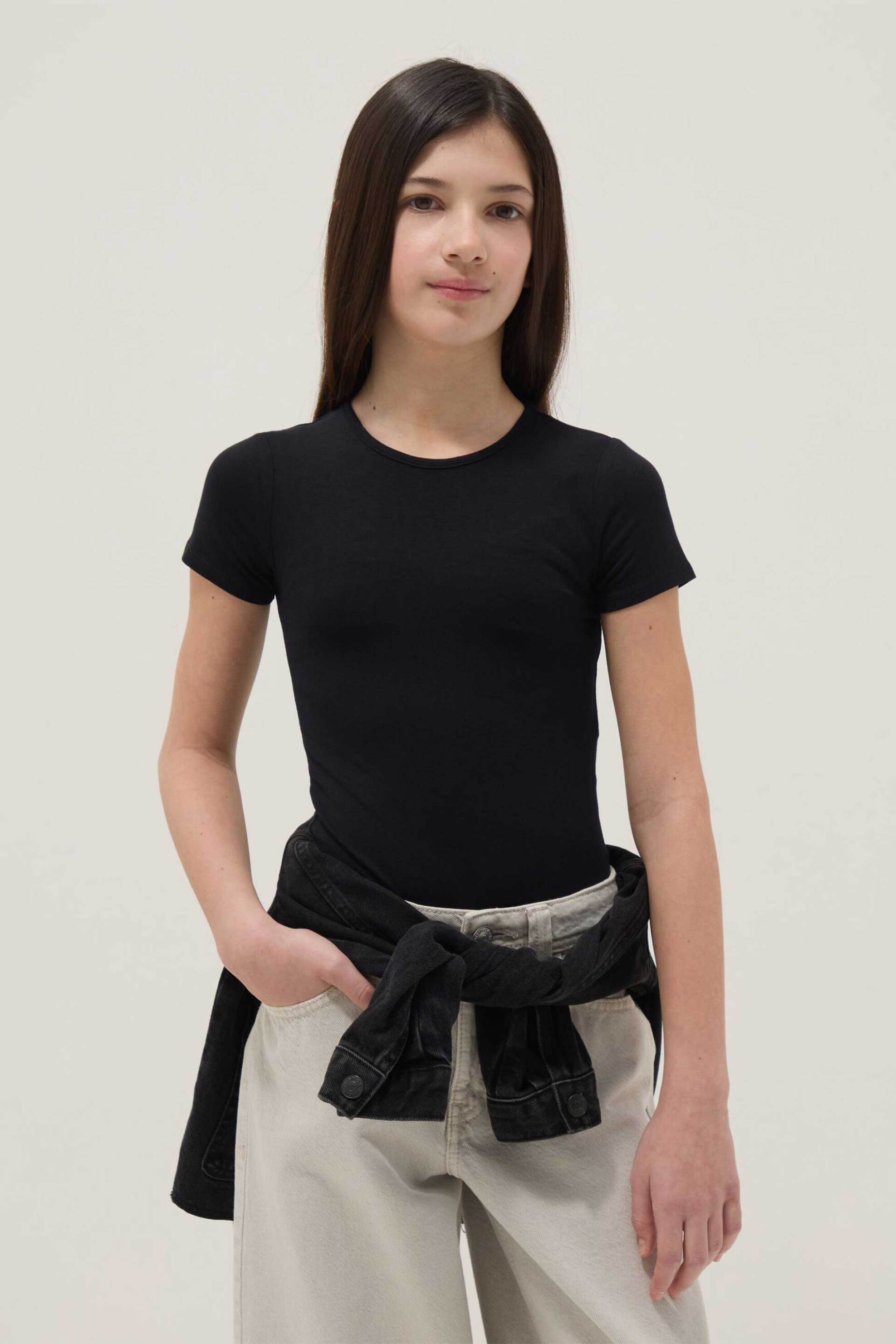 OVS παιδικό κορμάκι Slim Fit - 002615361 Μαύρο