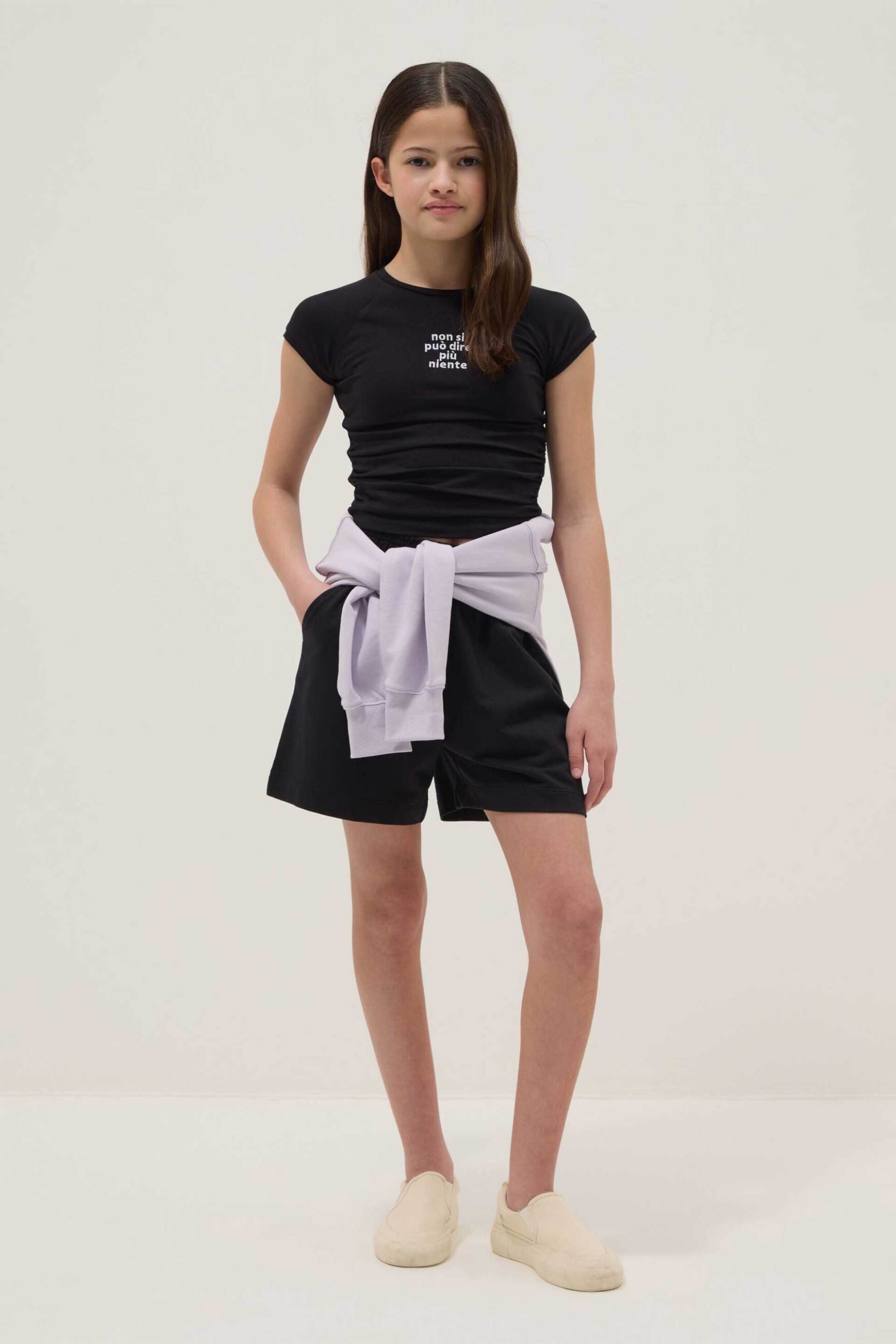 OVS παιδικό σορτς Relaxed Fit - 002615269 Μαύρο