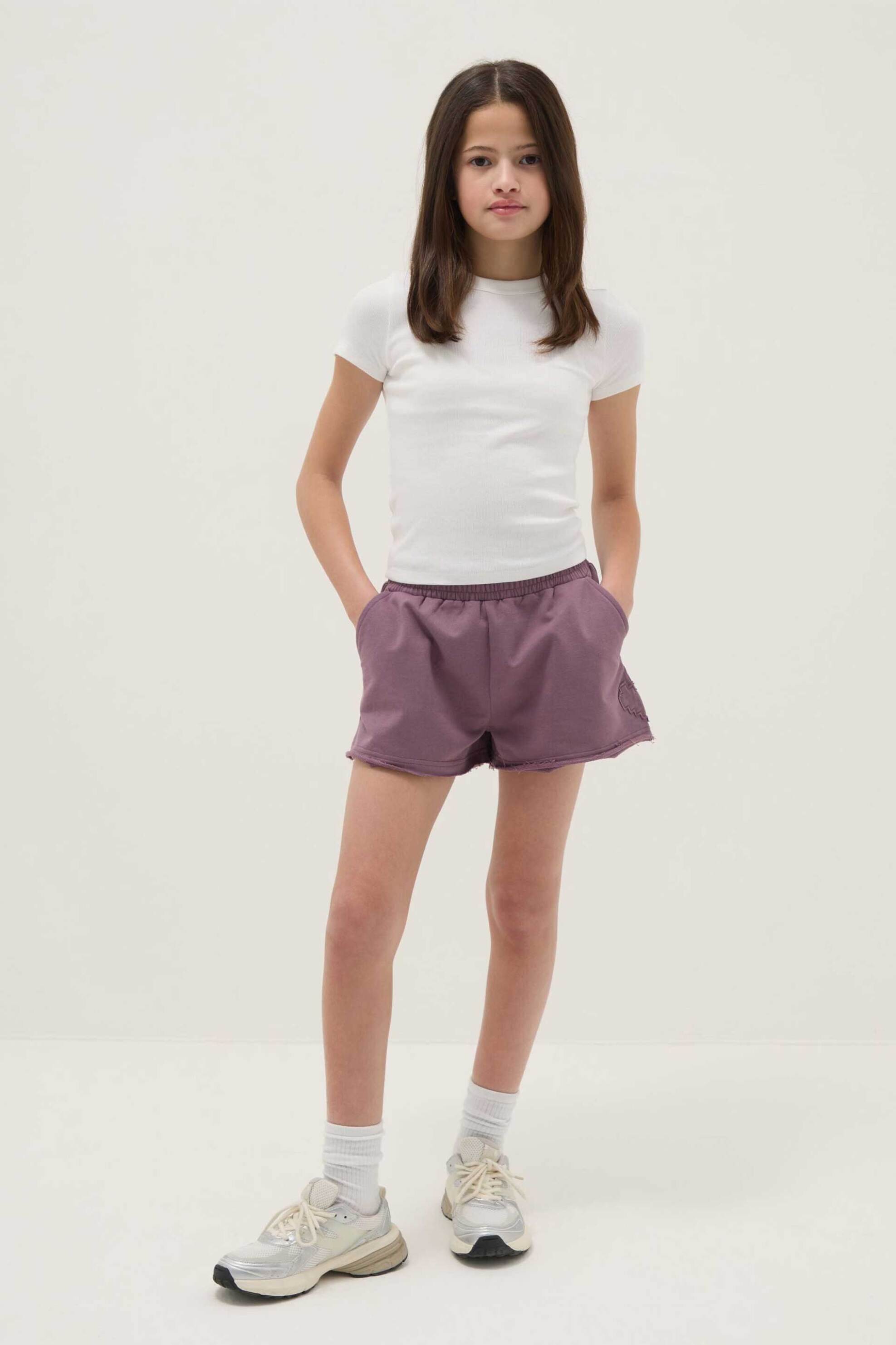 OVS παιδικό σορτς Relaxed Fit - 002656900 Λιλά