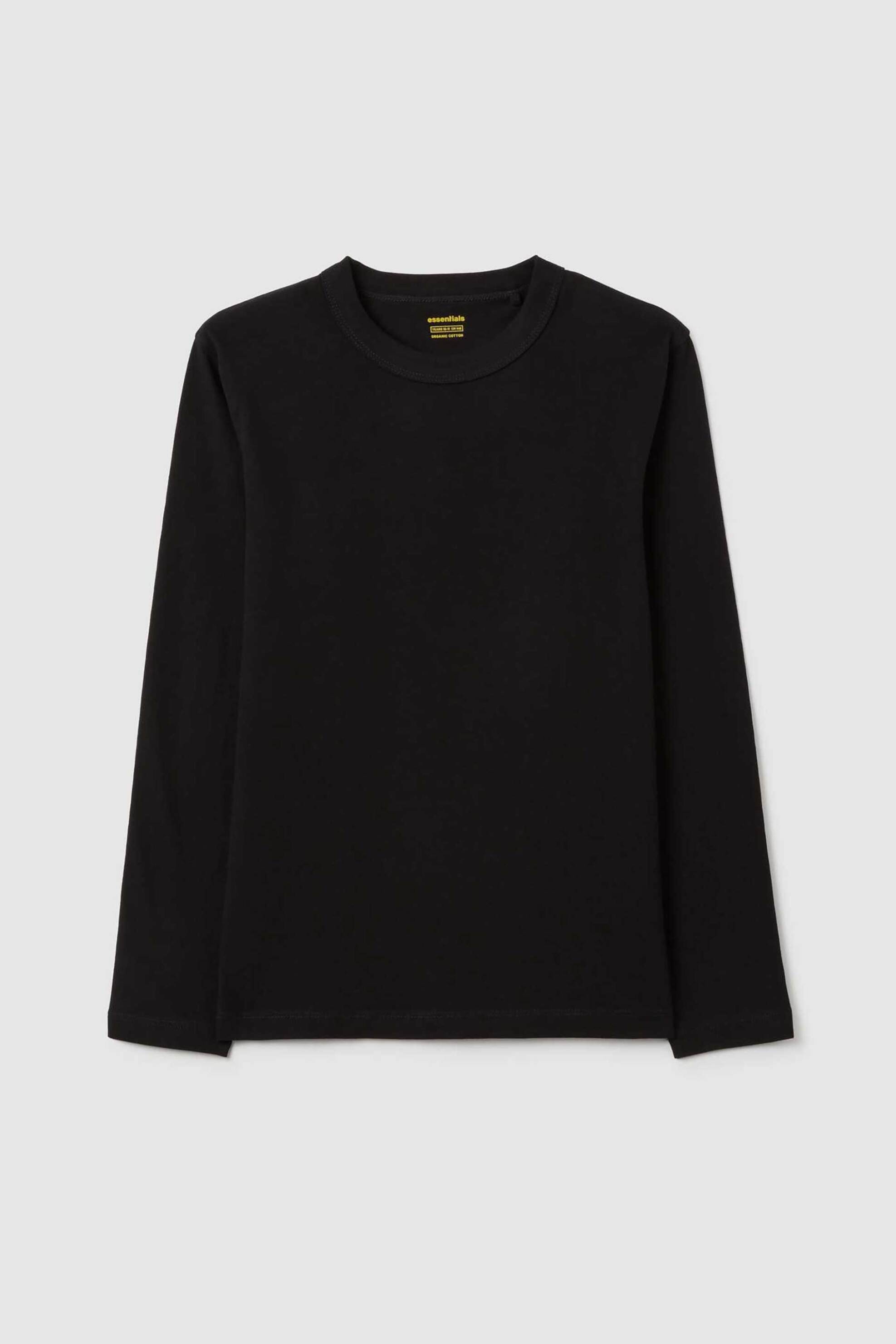 OVS παιδική μπλούζα μονόχρωμη - 002419891 Μαύρο φωτογραφία