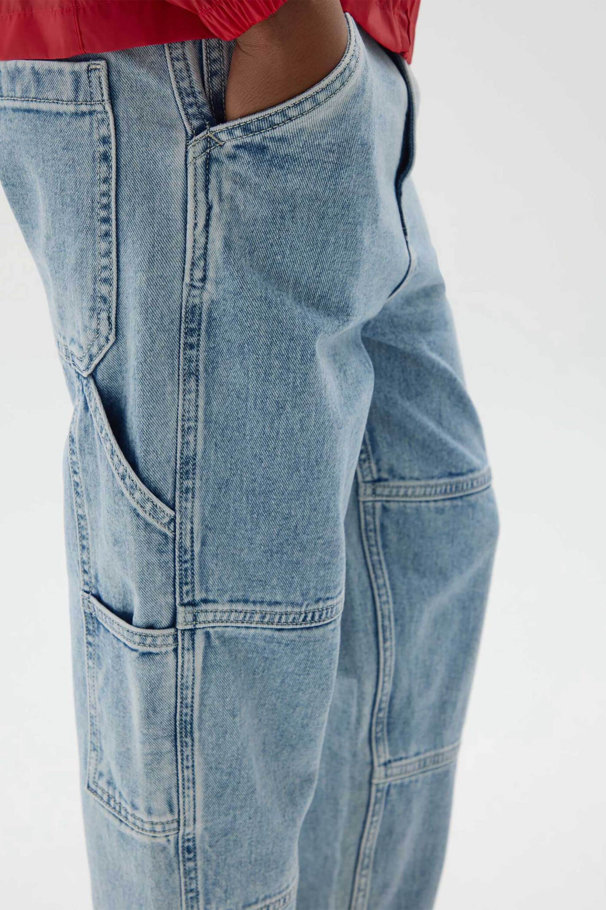 OVS παιδικό τζιν παντελόνι πεντάτσεπο Regular Fit - 002445322 Μπλε φωτογραφία