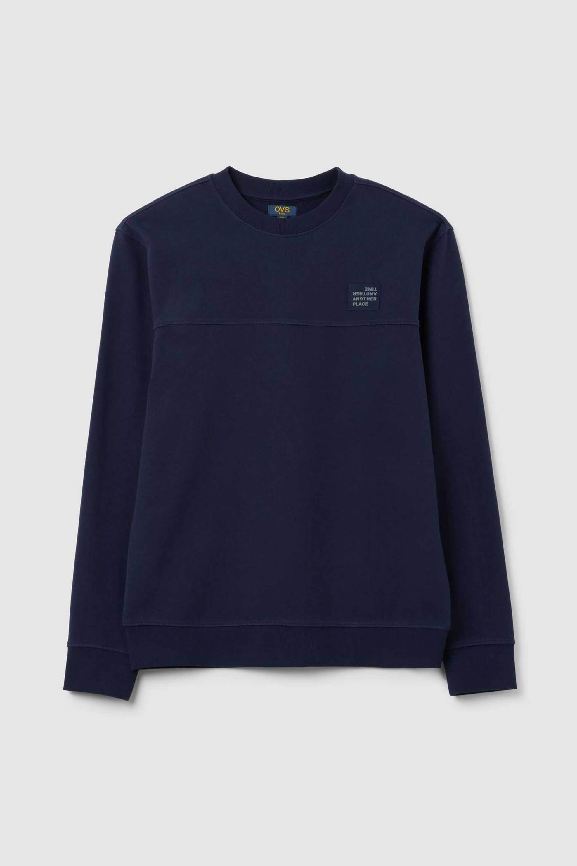 OVS KIDS OVS παιδική μπλούζα φούτερ - 002445791 Μπλε Σκούρο