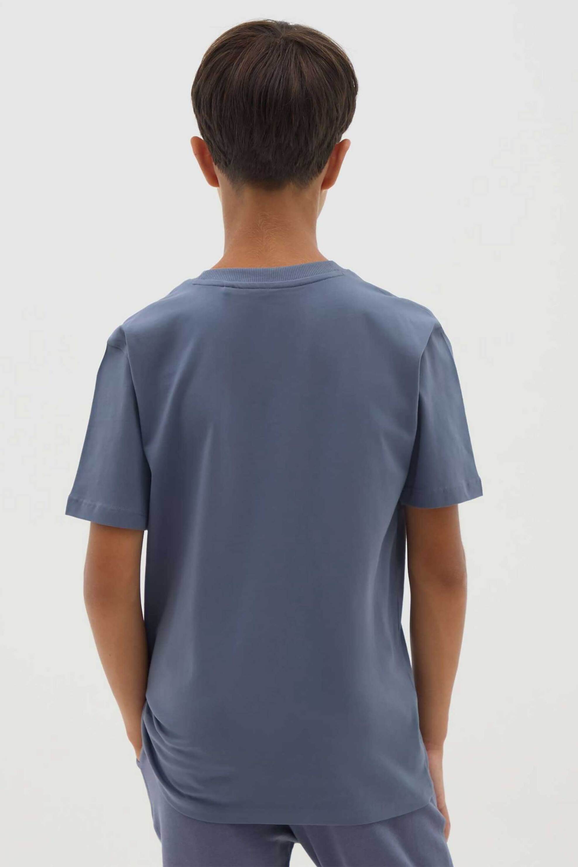 OVS παιδικό T-shirt με τσέπη στο στήθος - 002445836 Γκρι Σκούρο φωτογραφία