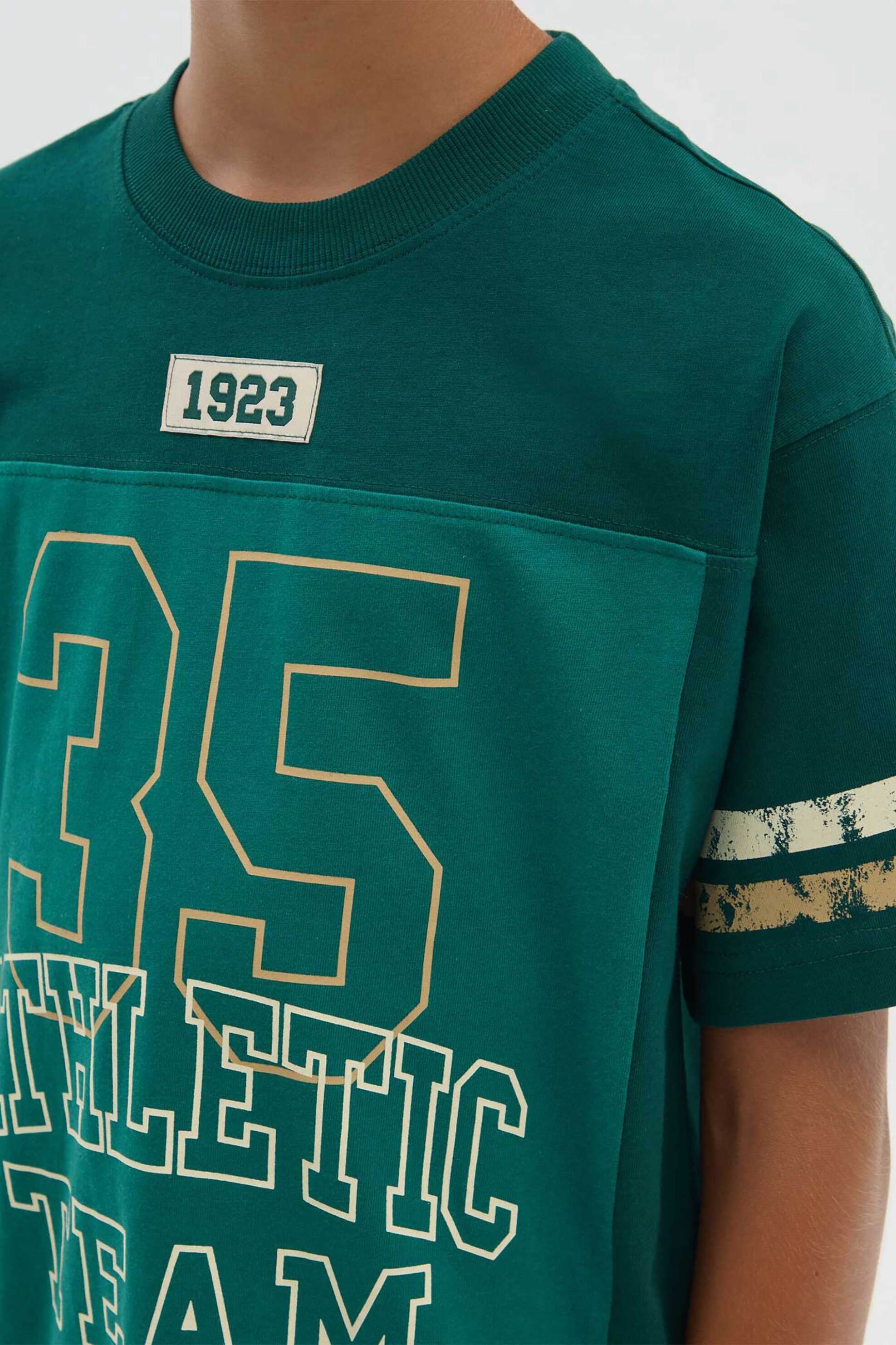 OVS παιδικό T-shirt με print - 002445896 Πράσινο φωτογραφία