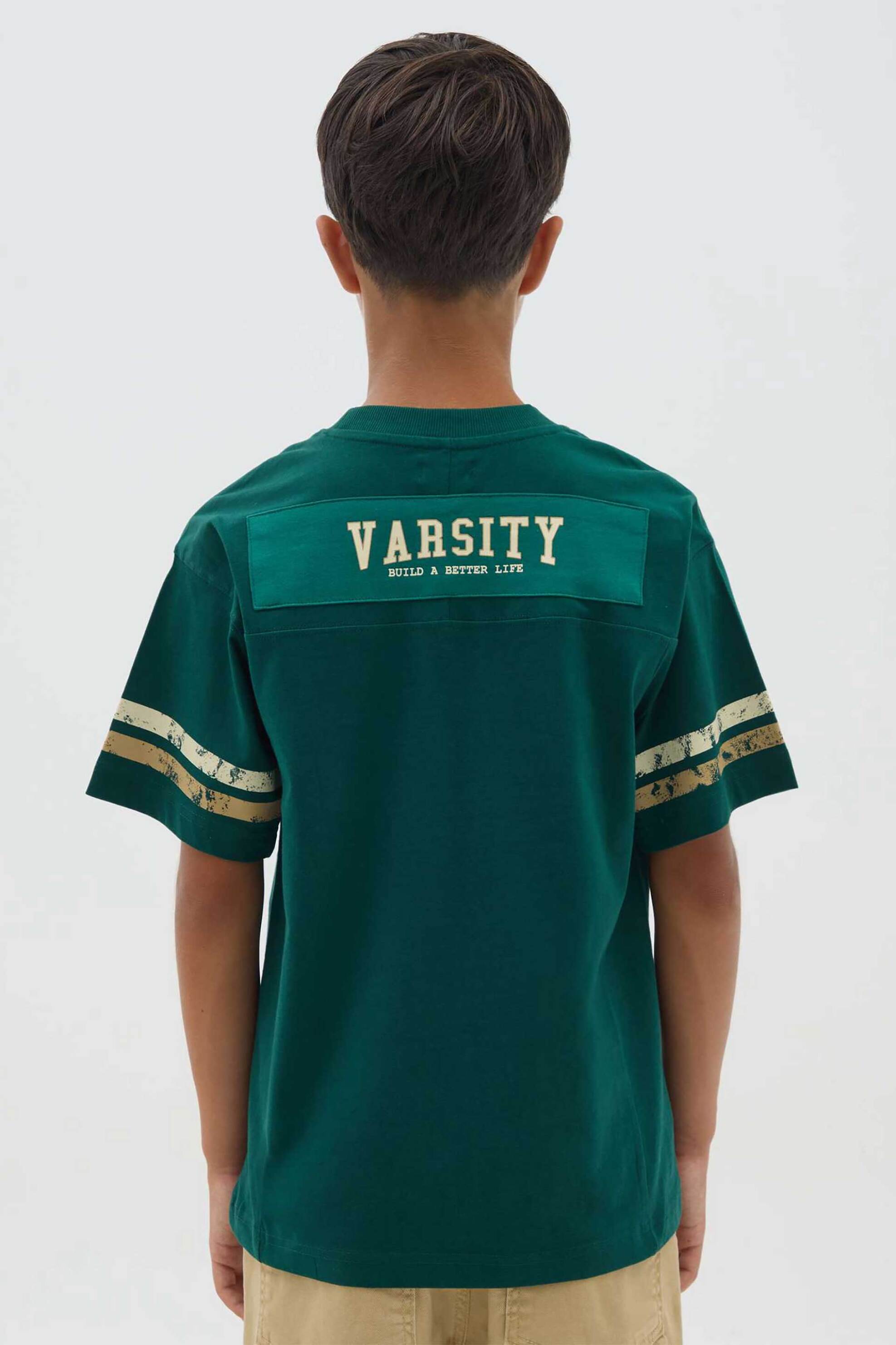 OVS παιδικό T-shirt με print - 002445896 Πράσινο φωτογραφία