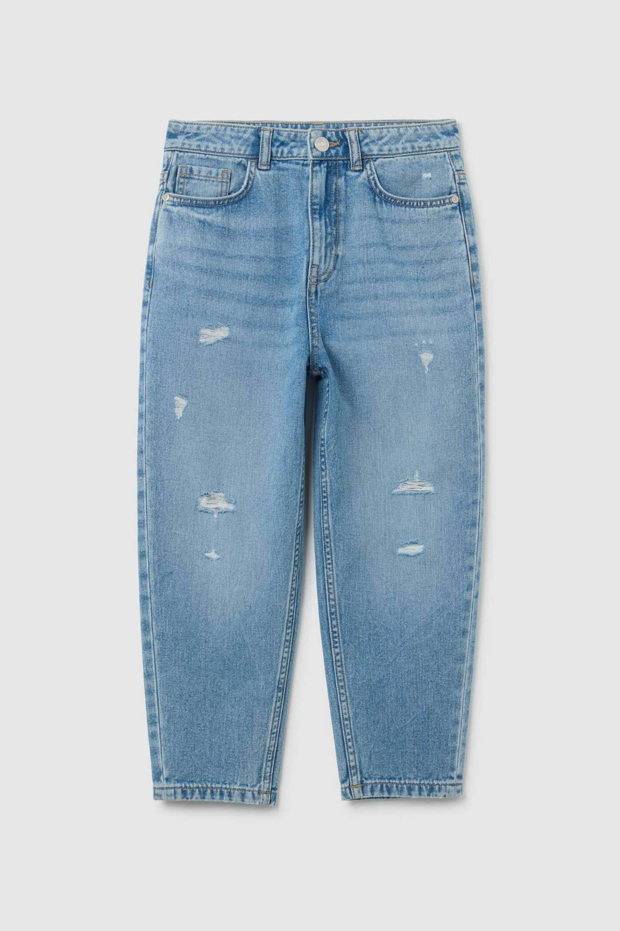 OVS παιδικό τζιν παντελόνι πεντάτσεπο Relaxed Fit - 002454318 Μπλε Σκούρο