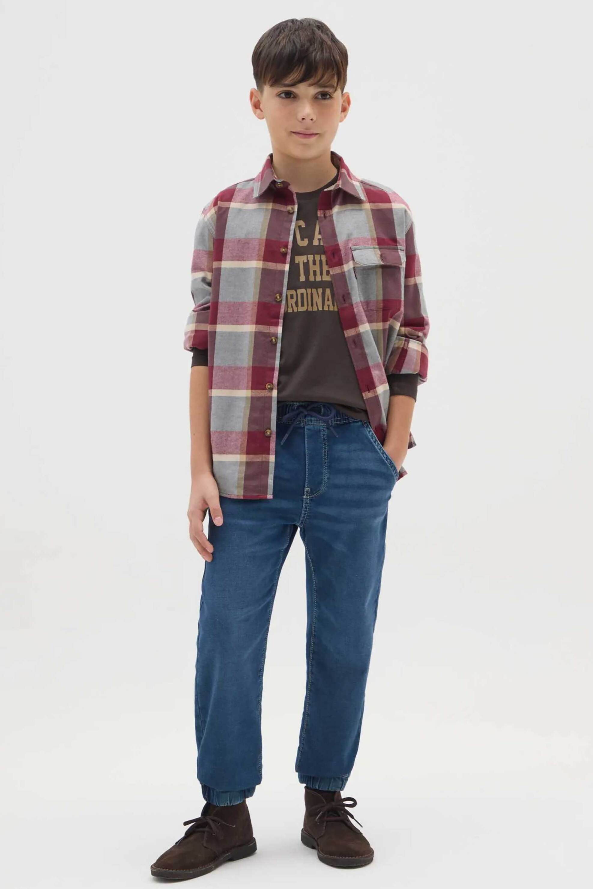 OVS παιδικό τζιν παντελόνι πεντάτσεπο Regular Fit - 002445347 Denim Blue