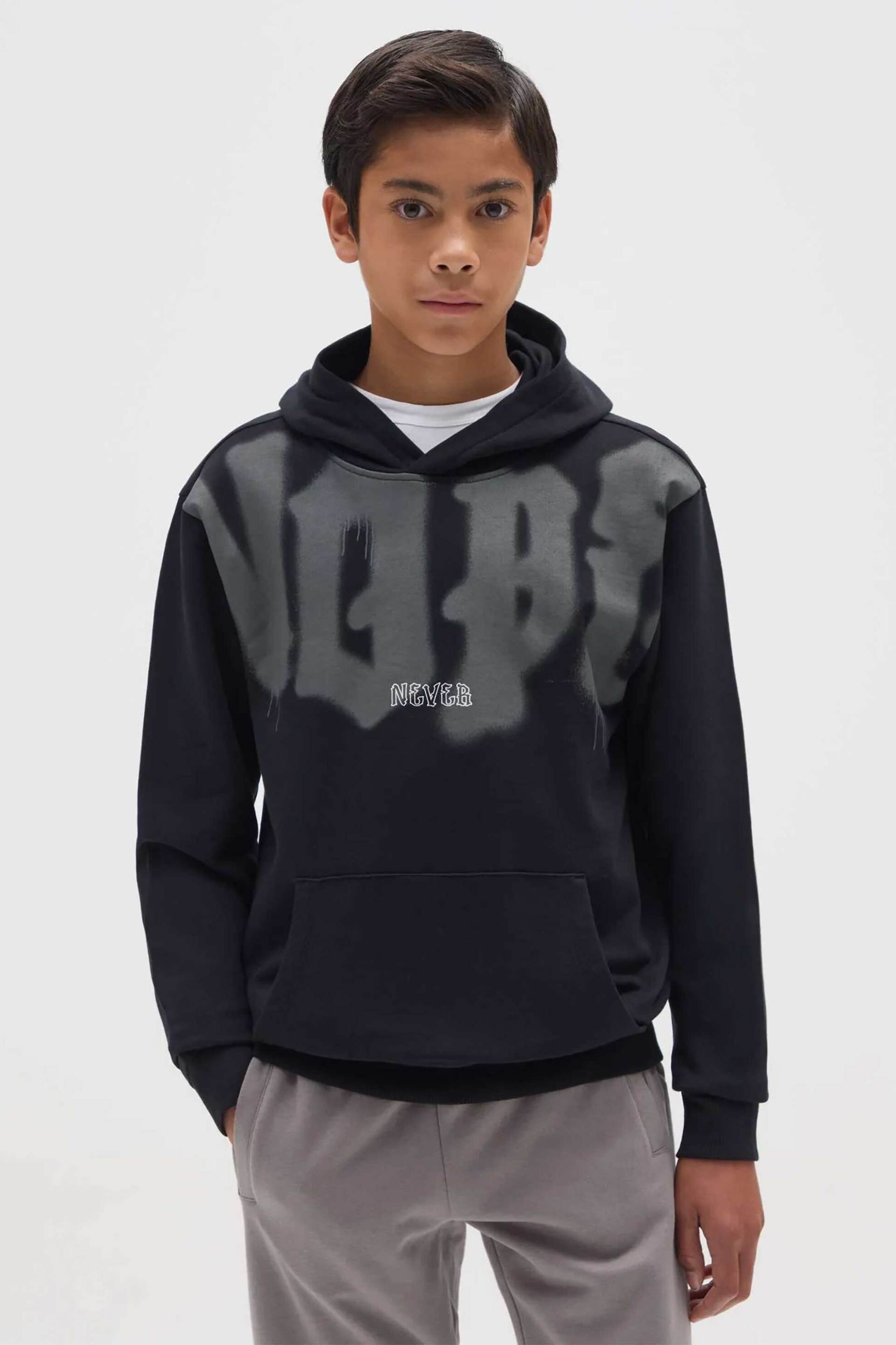 Παιδικά φούτερ για αγόρια ovs kids σε μαυρο