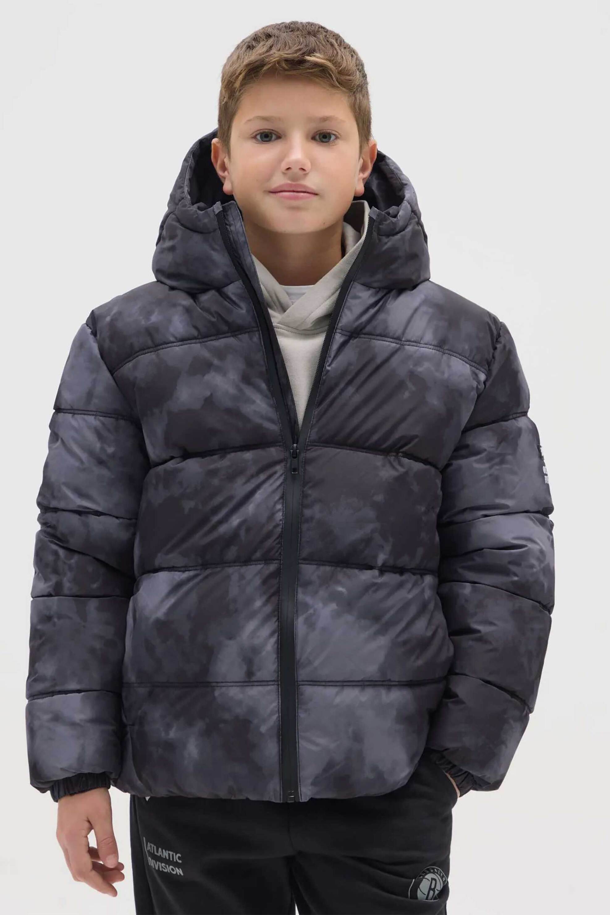 OVS παιδικό μπουφάν με καπιτονέ σχέδιο Regular Fit - 002449619 Μαύρο