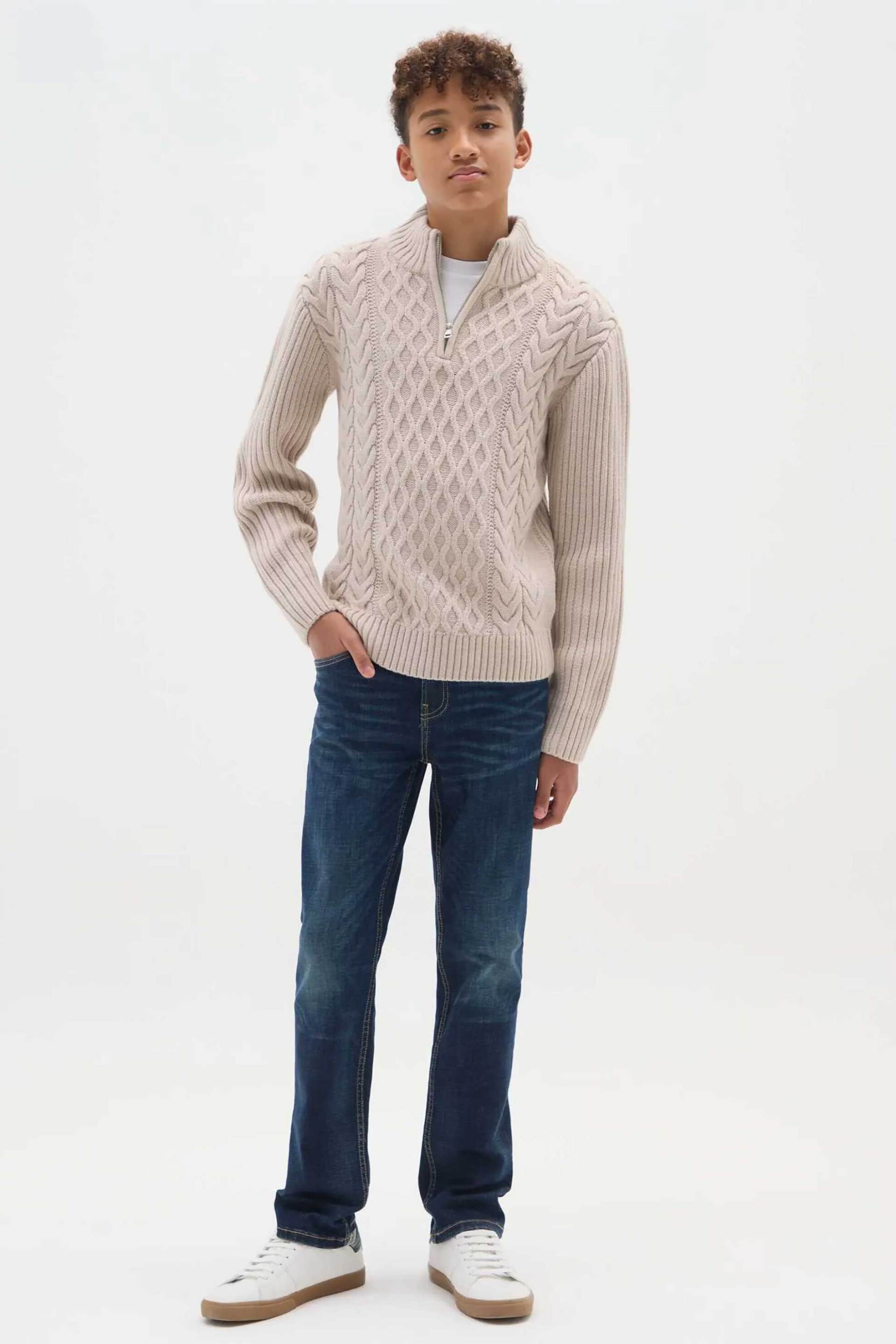 OVS παιδικό τζιν παντελόνι πεντάτσεπο Regular Fit - 002490606 Denim Blue