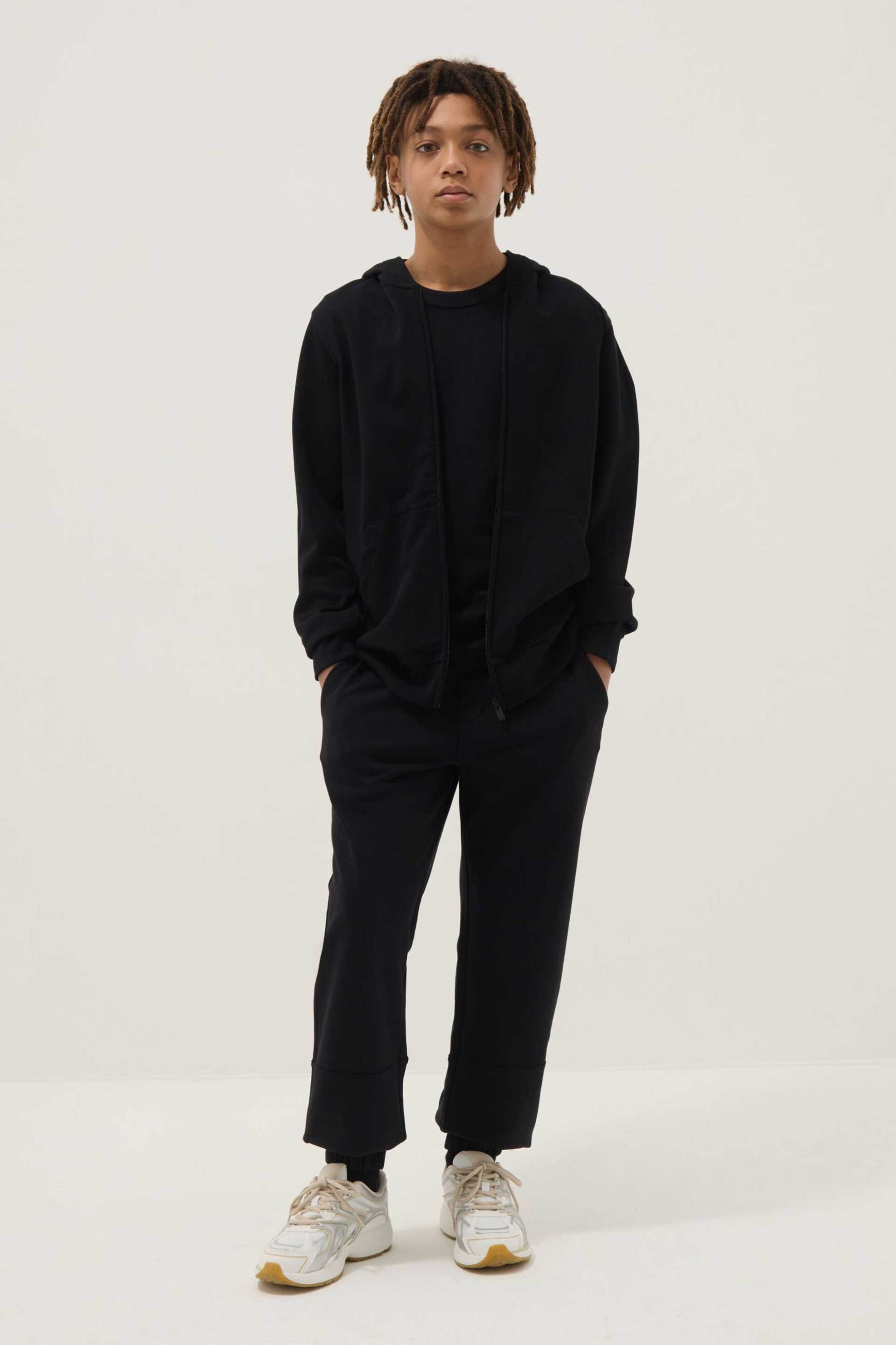 OVS παιδικό παντελόνι φόρμας μονόχρωμο Regular Fit - 002525448 Μαύρο