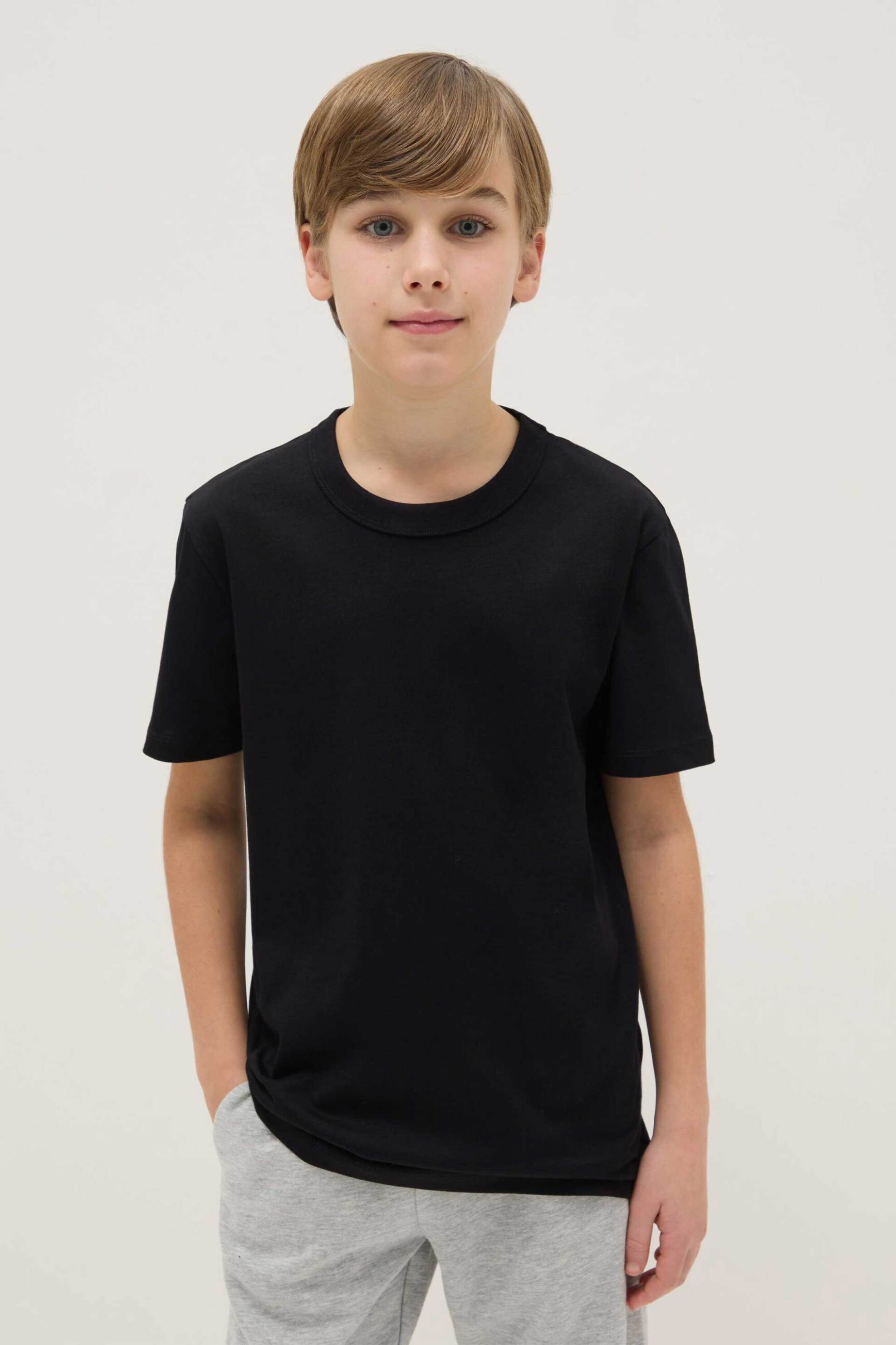 OVS παιδικό T-shirt μονόχρωμο - 002528766 Μαύρο