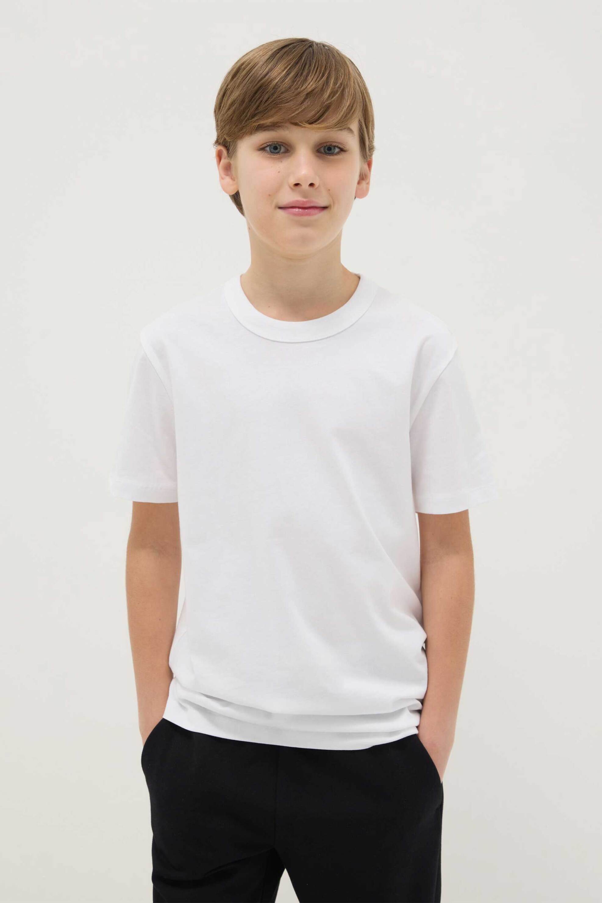 OVS παιδικό T-shirt μονόχρωμο - 002528771 Λευκό