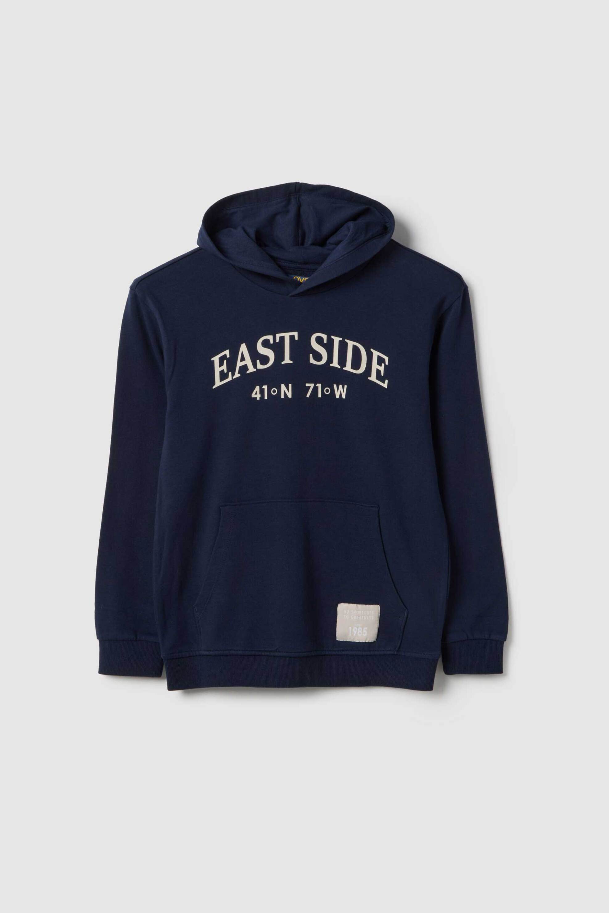 Ovs Παιδική Μπλούζα Φούτερ με Lettering Print Regular Fit - 002515299 Σκούρο Μπλε