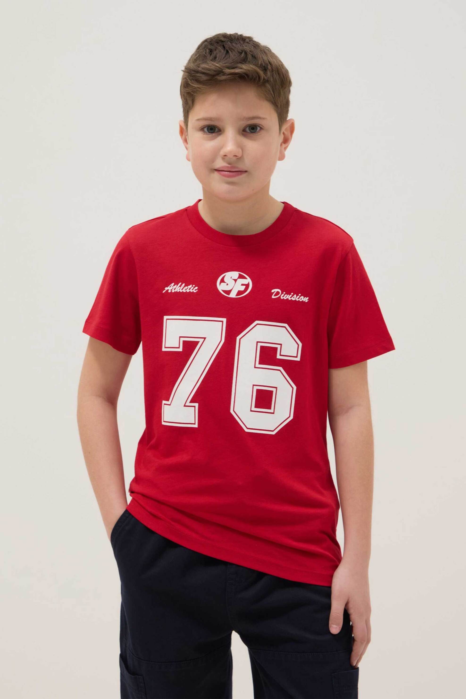 OVS παιδικό T-shirt με print - 002574145 Κόκκινο