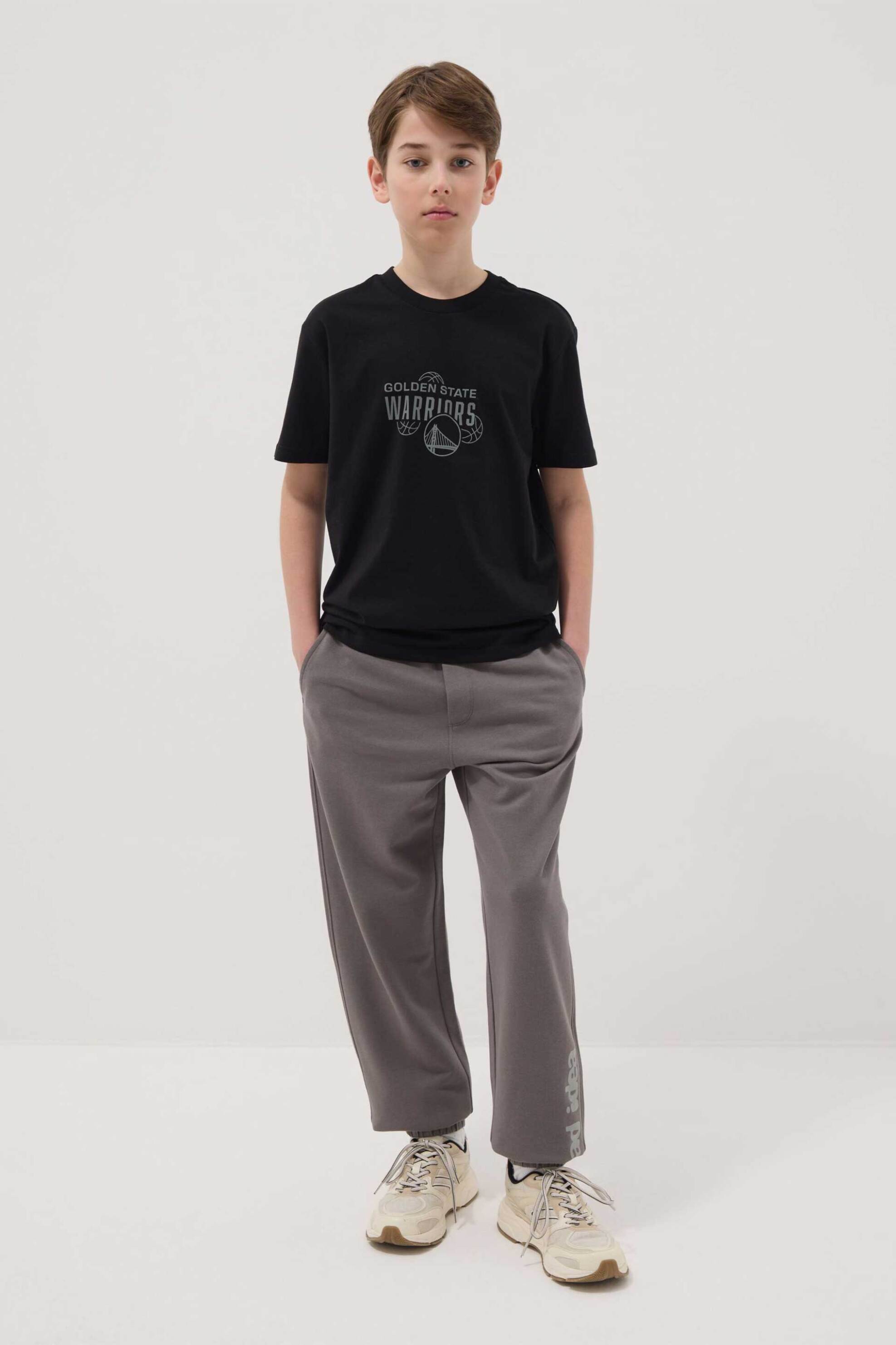 OVS παιδικό παντελόνι φόρμας μονόχρωμο Regular Fit - 002574210 Γκρι