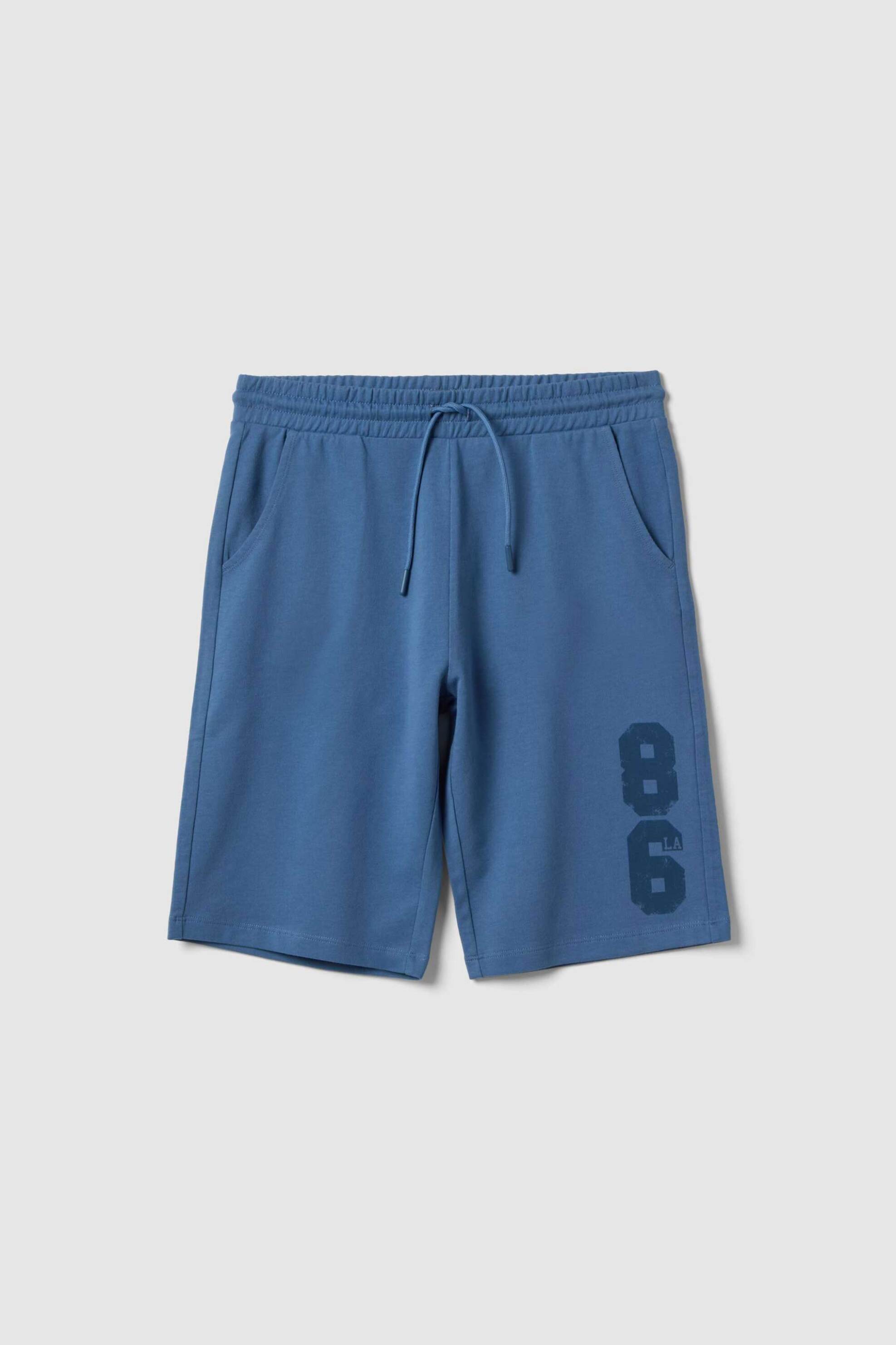 OVS παιδική βερμούδα με print Regular Fit - 002613487 Μπλε