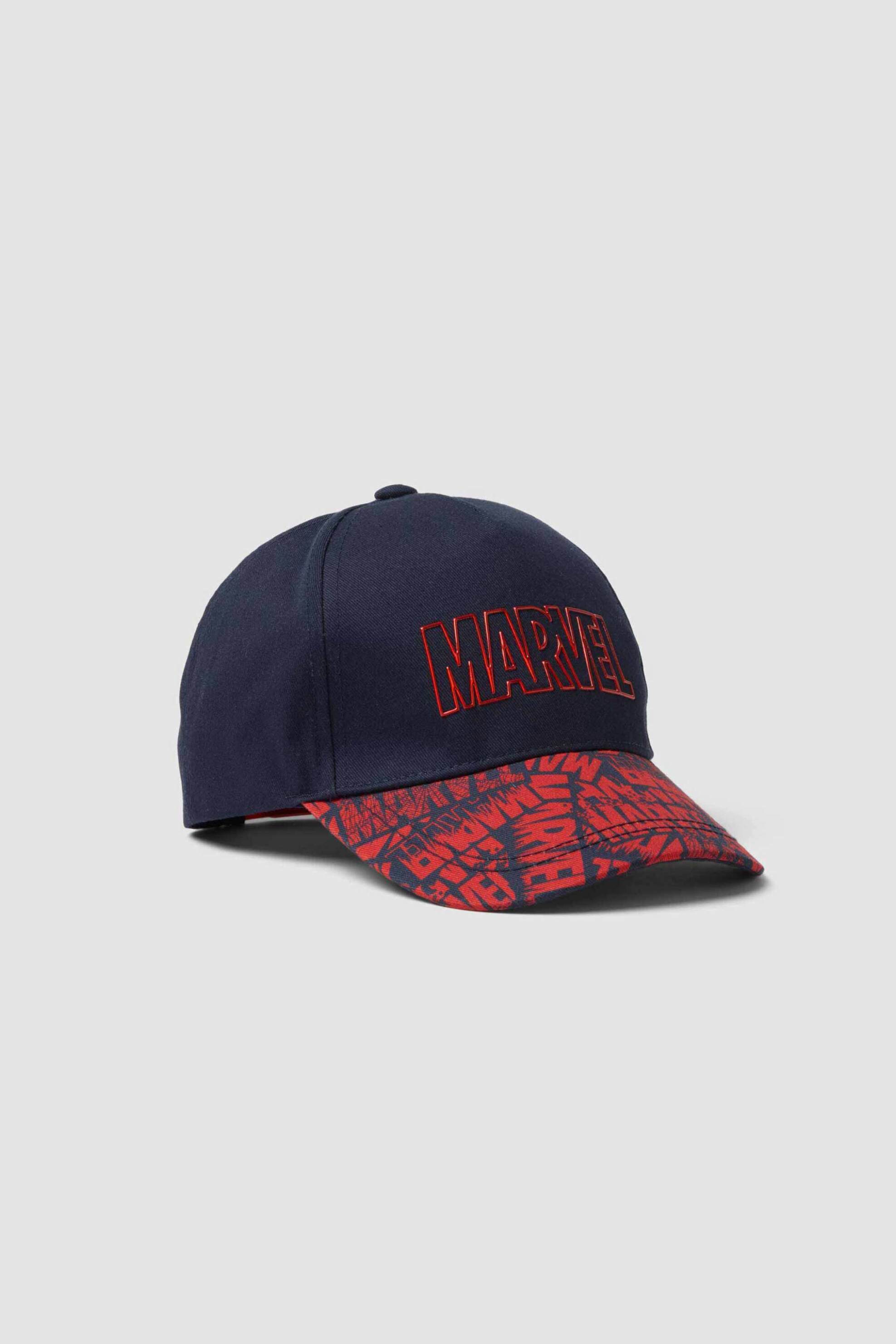 OVS παιδικό καπέλο jockey με Marvel print - 002691056 Σκούρο Μπλε