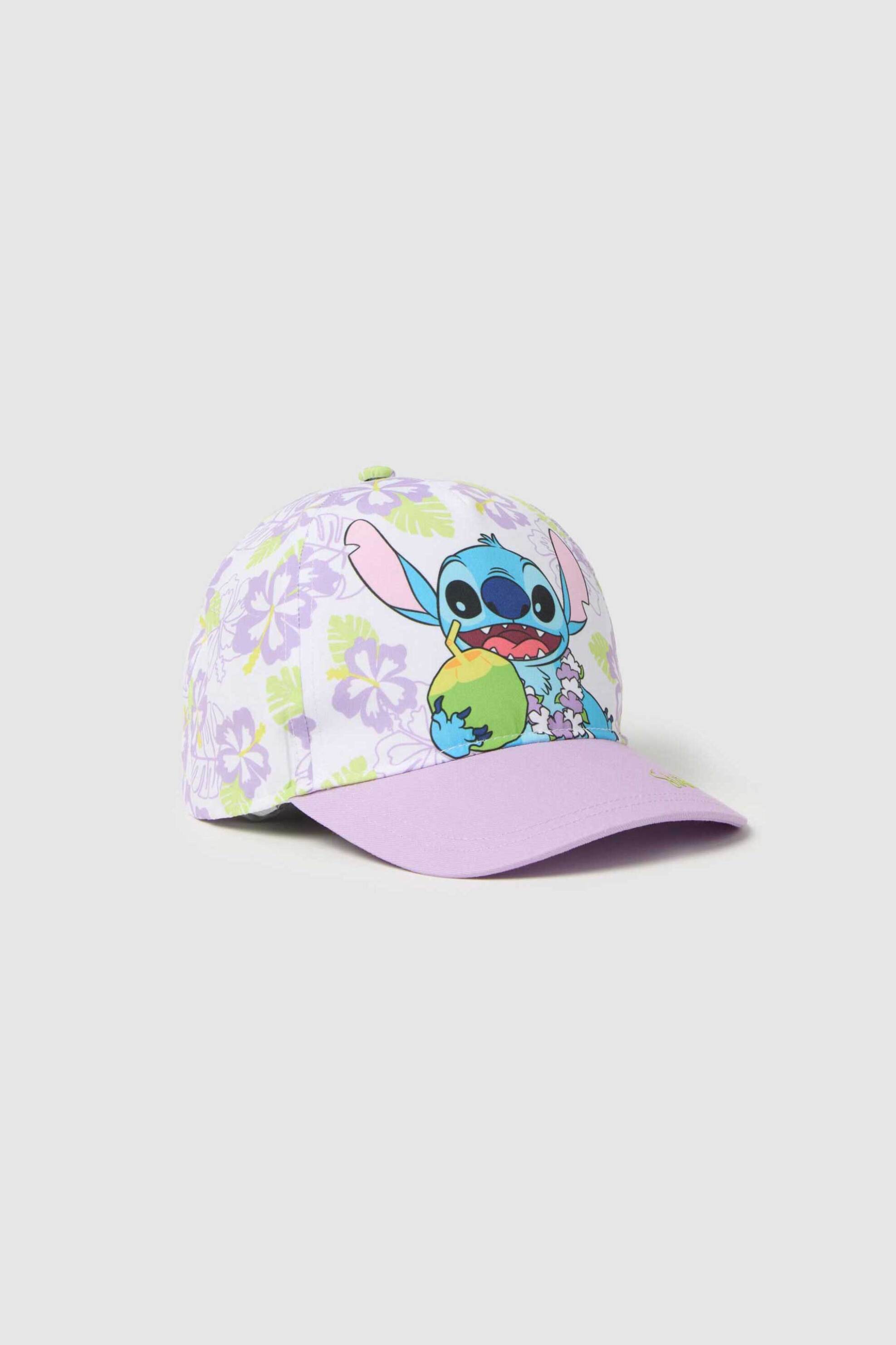 OVS παιδικό καπέλο jockey με floral pattern και Stitch print - 002357815 Πολύχρωμο