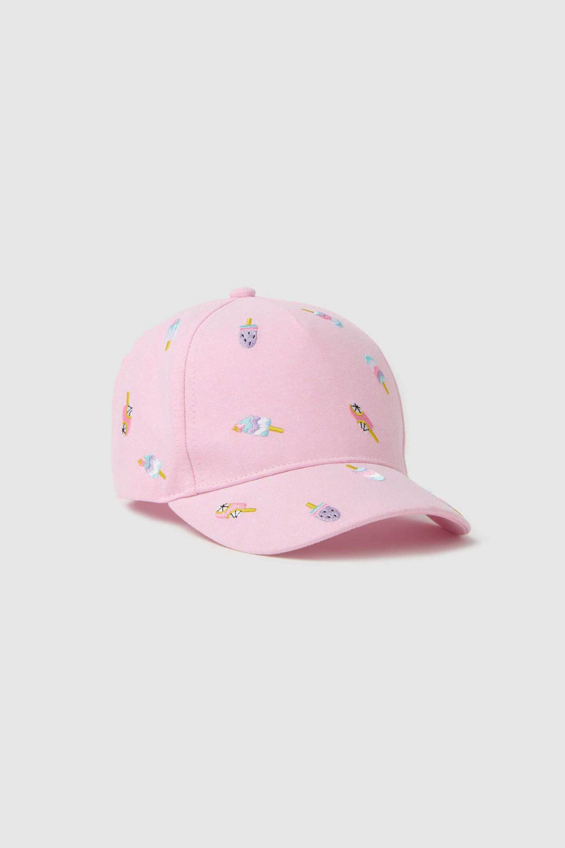 OVS παιδικό καπέλο jockey με colourful ice cream designs - 002368841 Ροζ