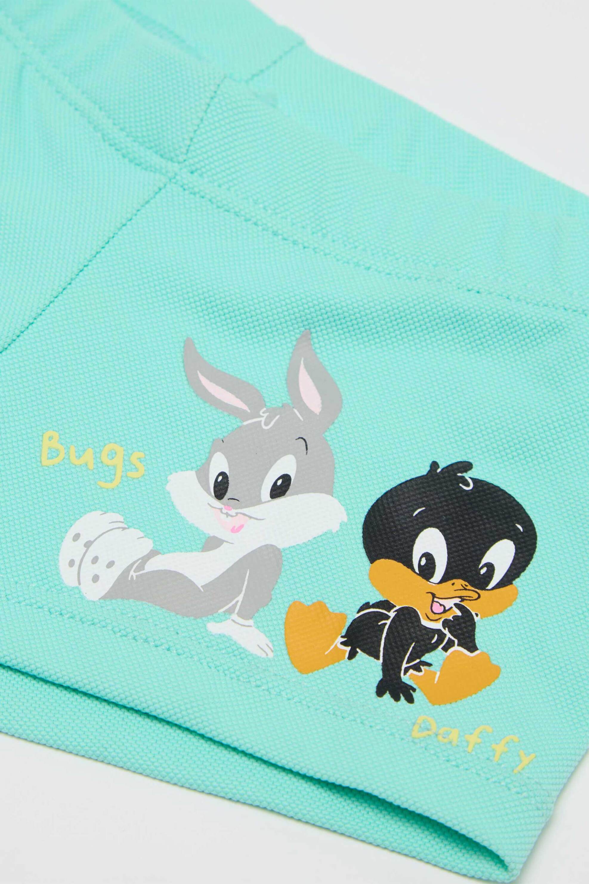 OVS βρεφικό μαγιό trunk για αγόρια με Bugs Bunny and Daffy Duck print - 002199221 Τυρκουάζ φωτογραφία