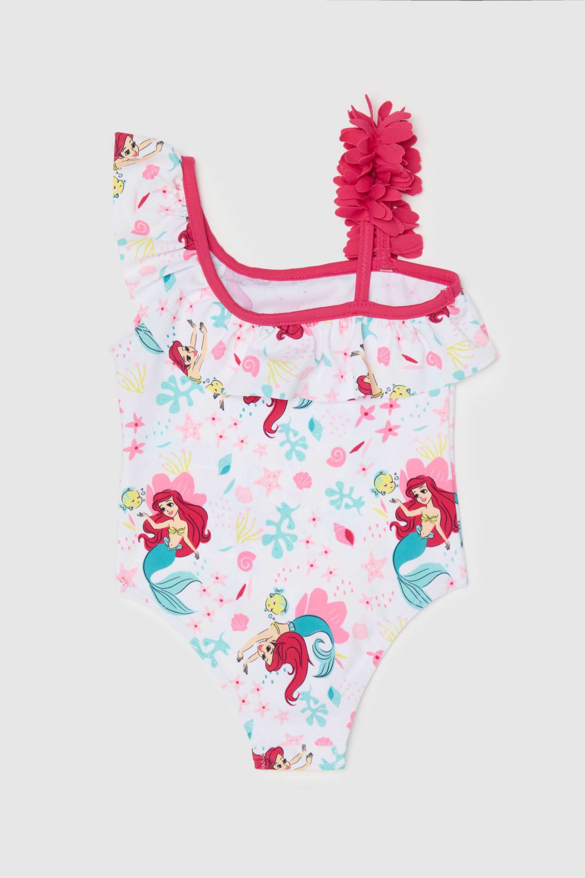 OVS βρεφικό μαγιό ολόσωμο με Little Mermaid print - 002199293 Λευκό φωτογραφία