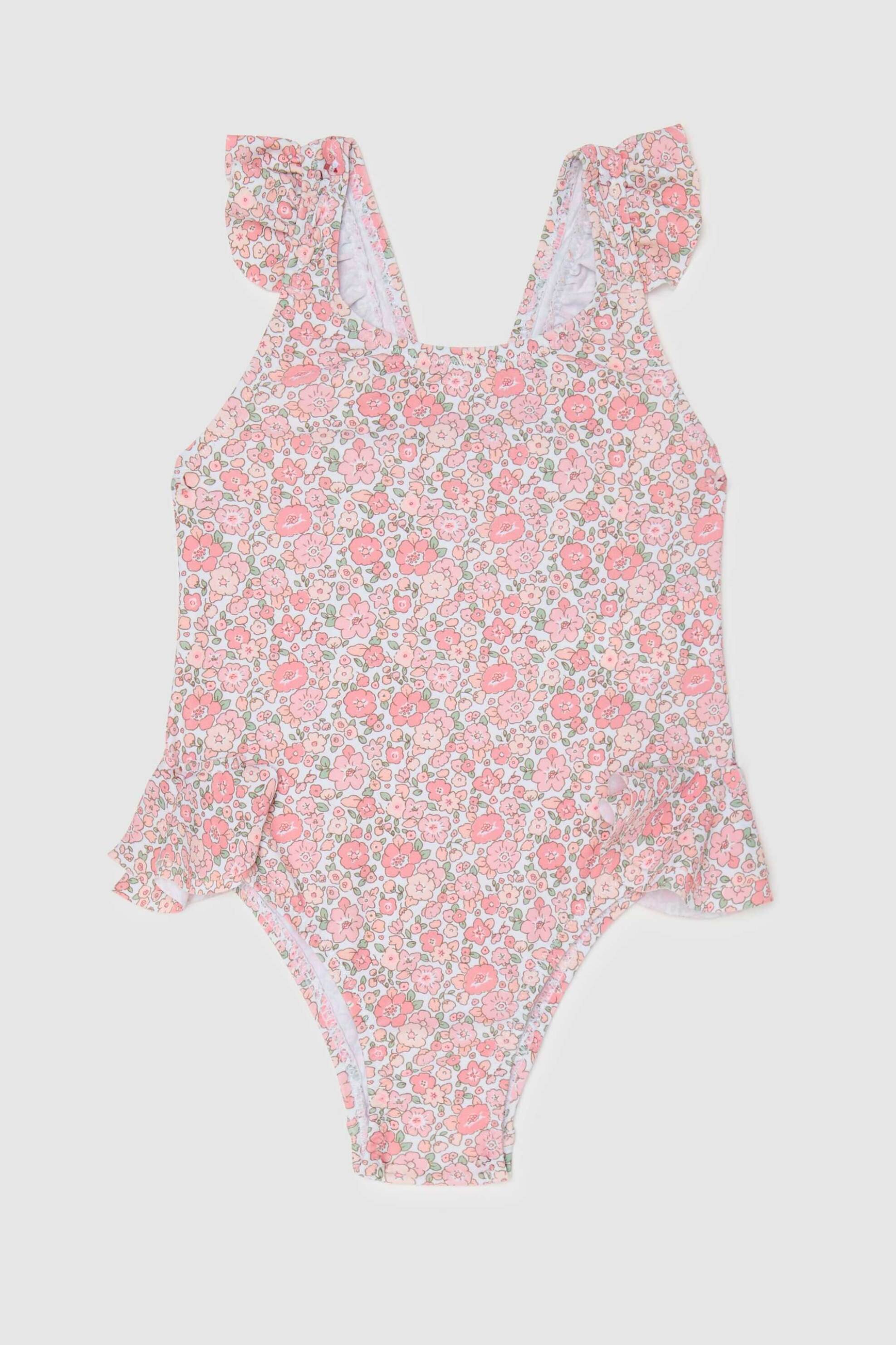 OVS KIDS OVS βρεφικό μαγιό ολόσωμο με flower pattern - 002199351 Ροζ