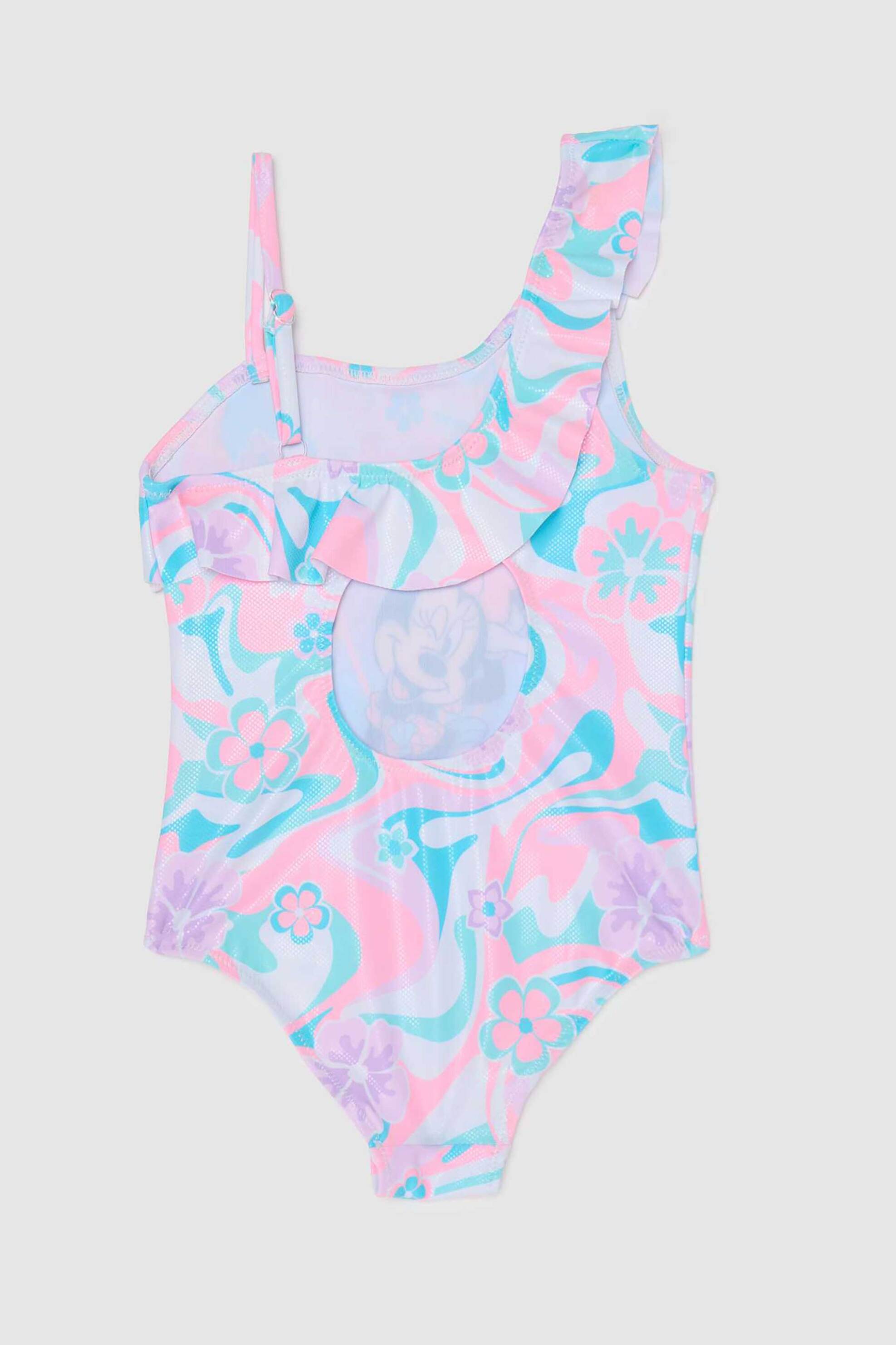 OVS παιδικό μαγιό ολόσωμο με Disney Minnie Mouse print λεπτομέρειες με βολάν - 002199912 Ροζ φωτογραφία