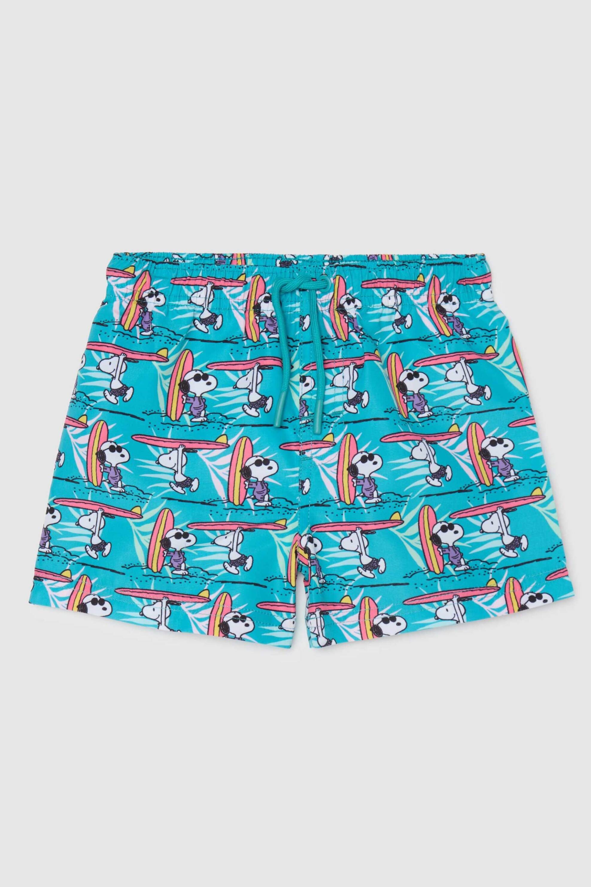 OVS KIDS OVS βρεφικό μαγιό σορτς για αγόρια με Snoopy print - 002259042 Γαλάζιο