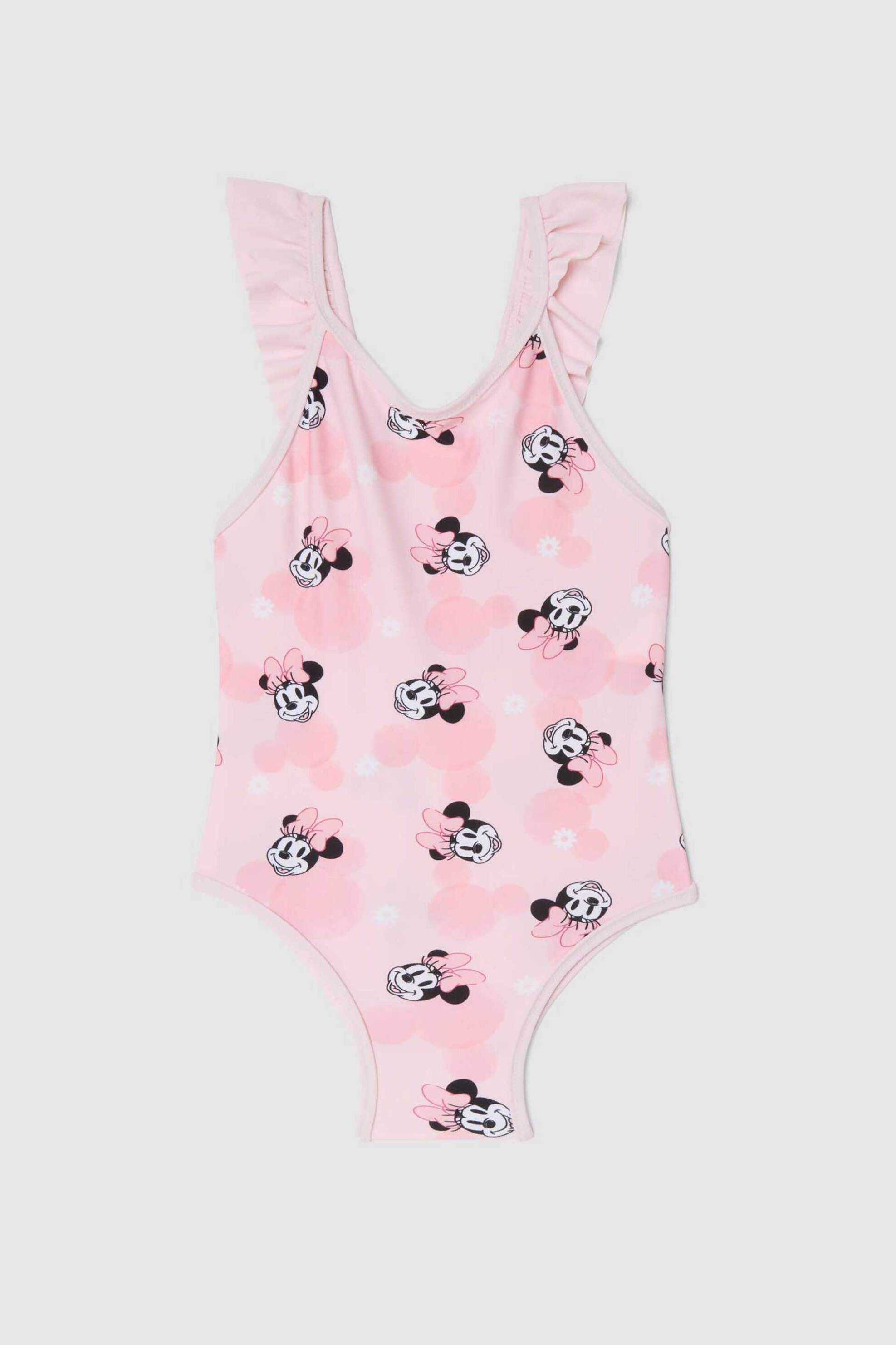 OVS παιδικό μαγιό ολόσωμο με Minnie print - 002617056 Ροζ