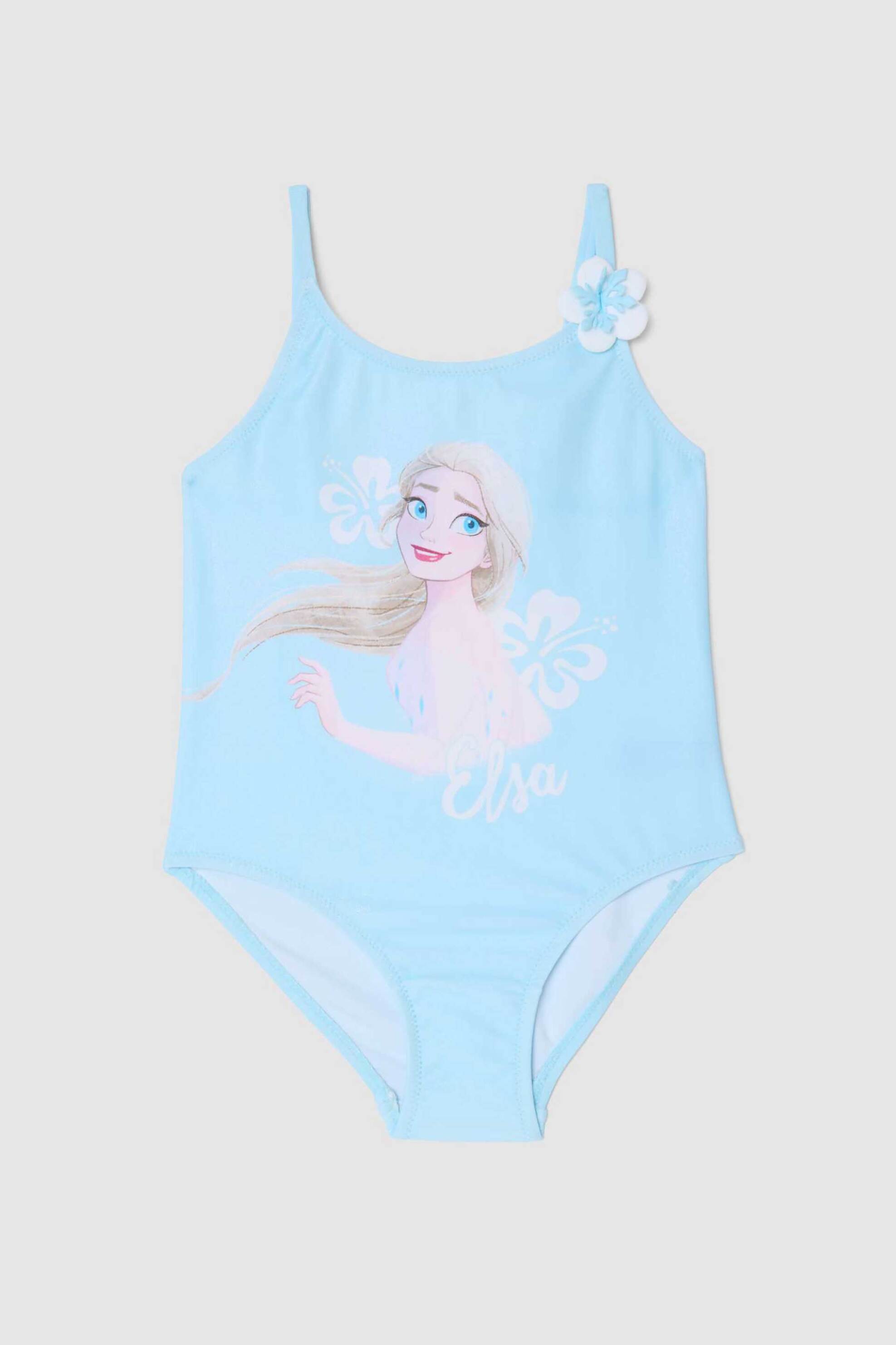 OVS παιδικό μαγιό ολόσωμο με Frozen print - 002616937 Γαλάζιο