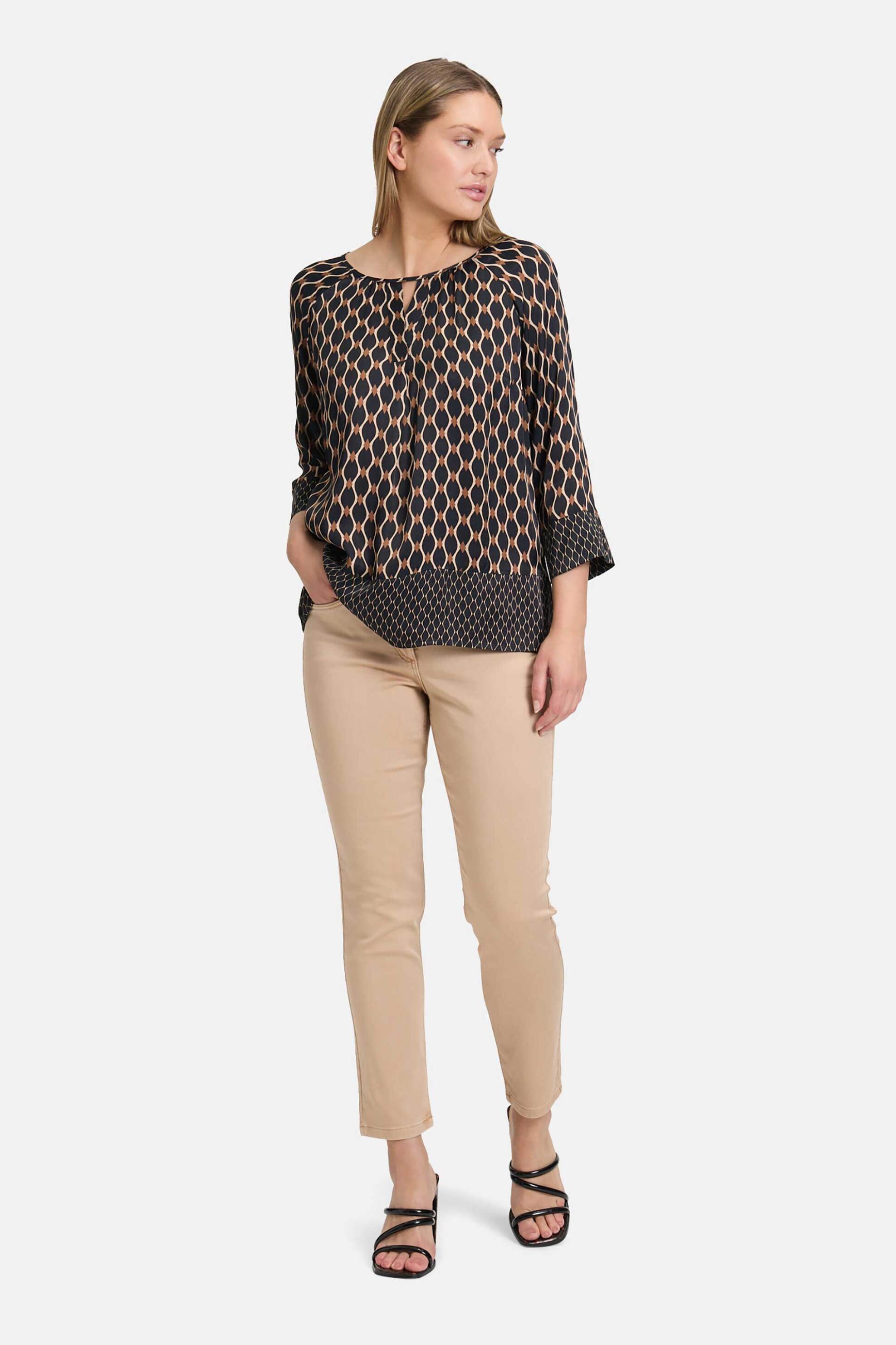 Betty Barclay γυναικείο cropped παντελόνι Slim Fit