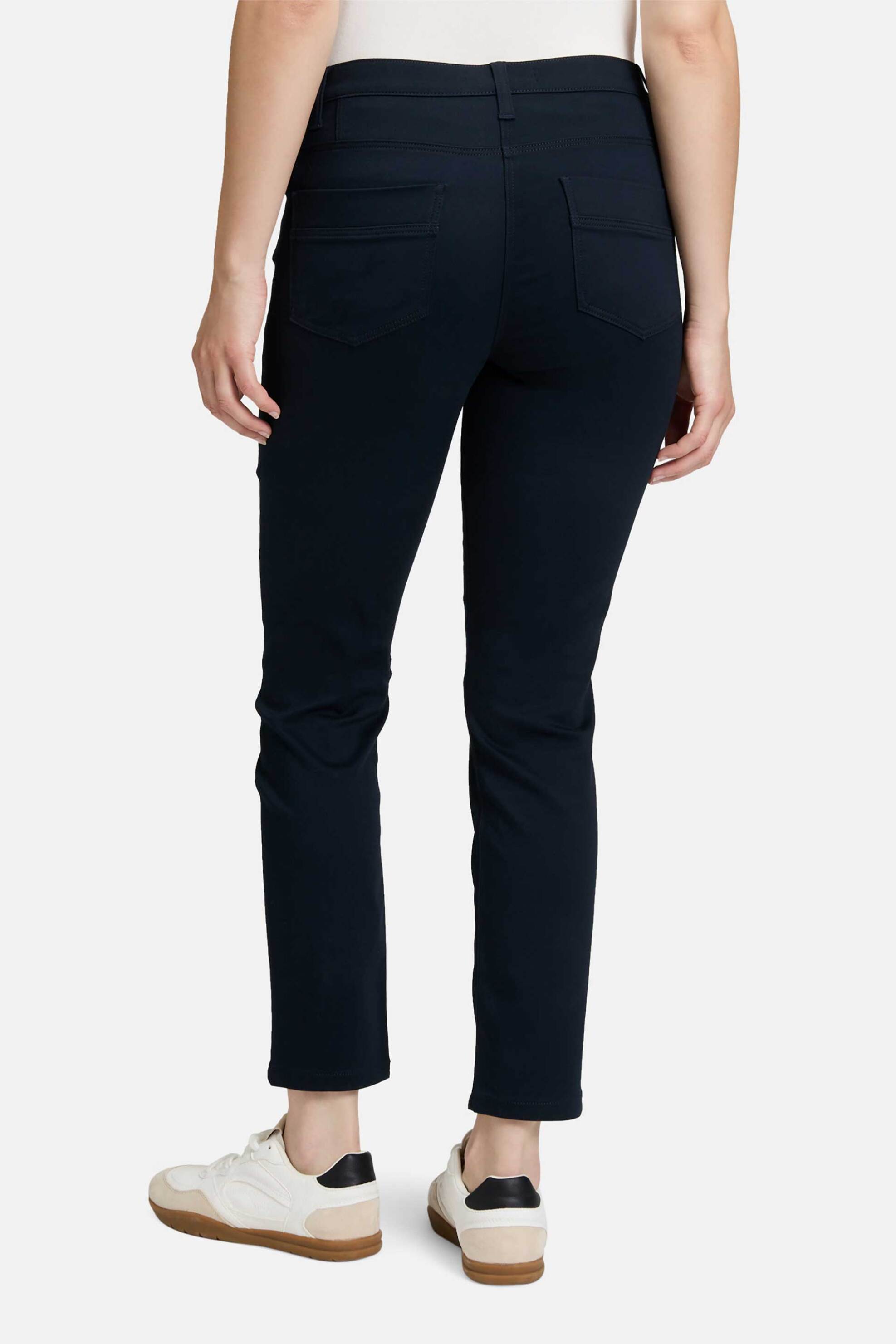 Betty Barclay γυναικείο cropped παντελόνι Slim Fit - 6818/2518 Μπλε Σκούρο φωτογραφία