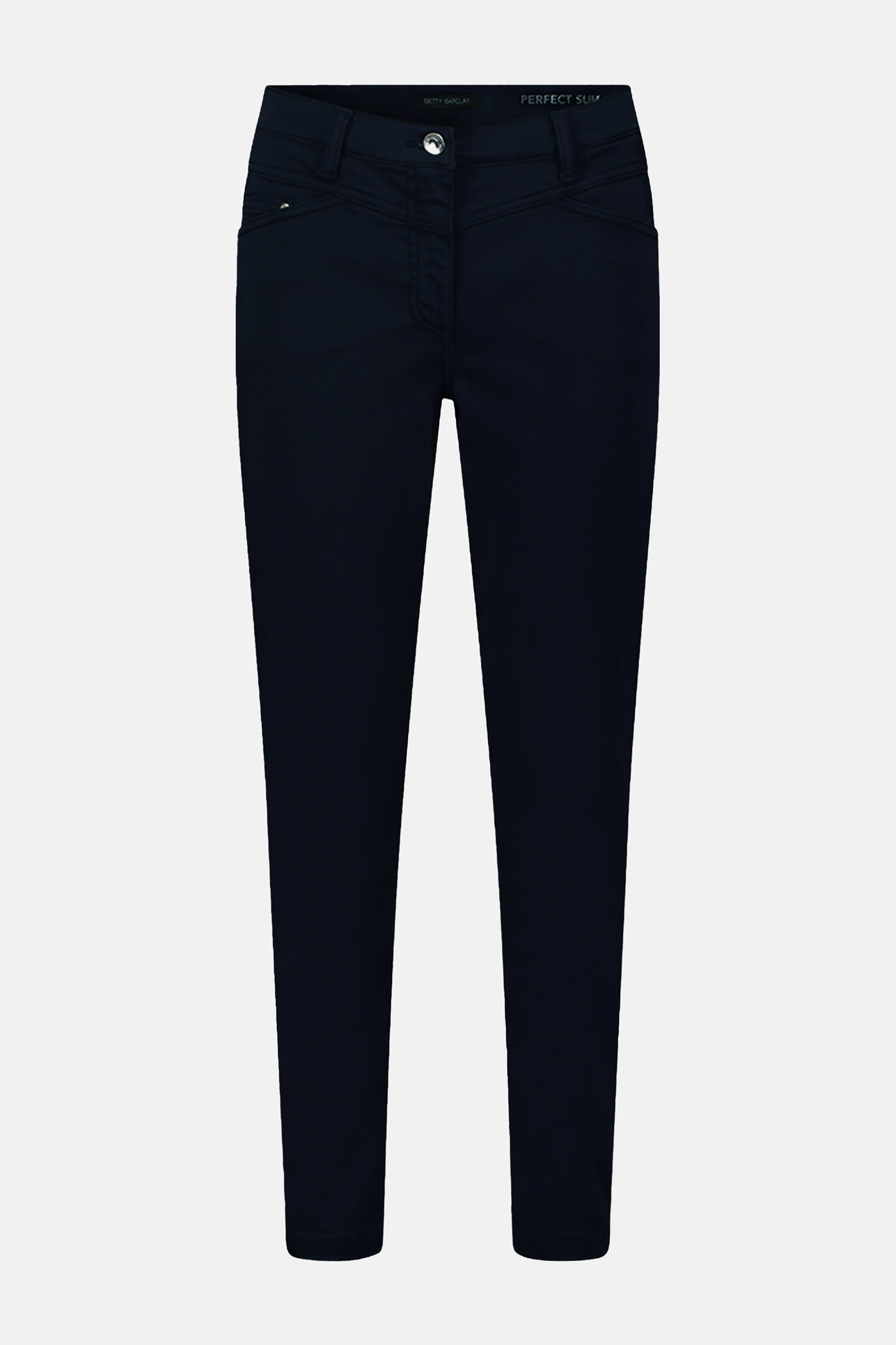 Betty Barclay Γυναικείο Cropped Παντελόνι Slim Fit - 6818 2518 Μπλε Σκούρο