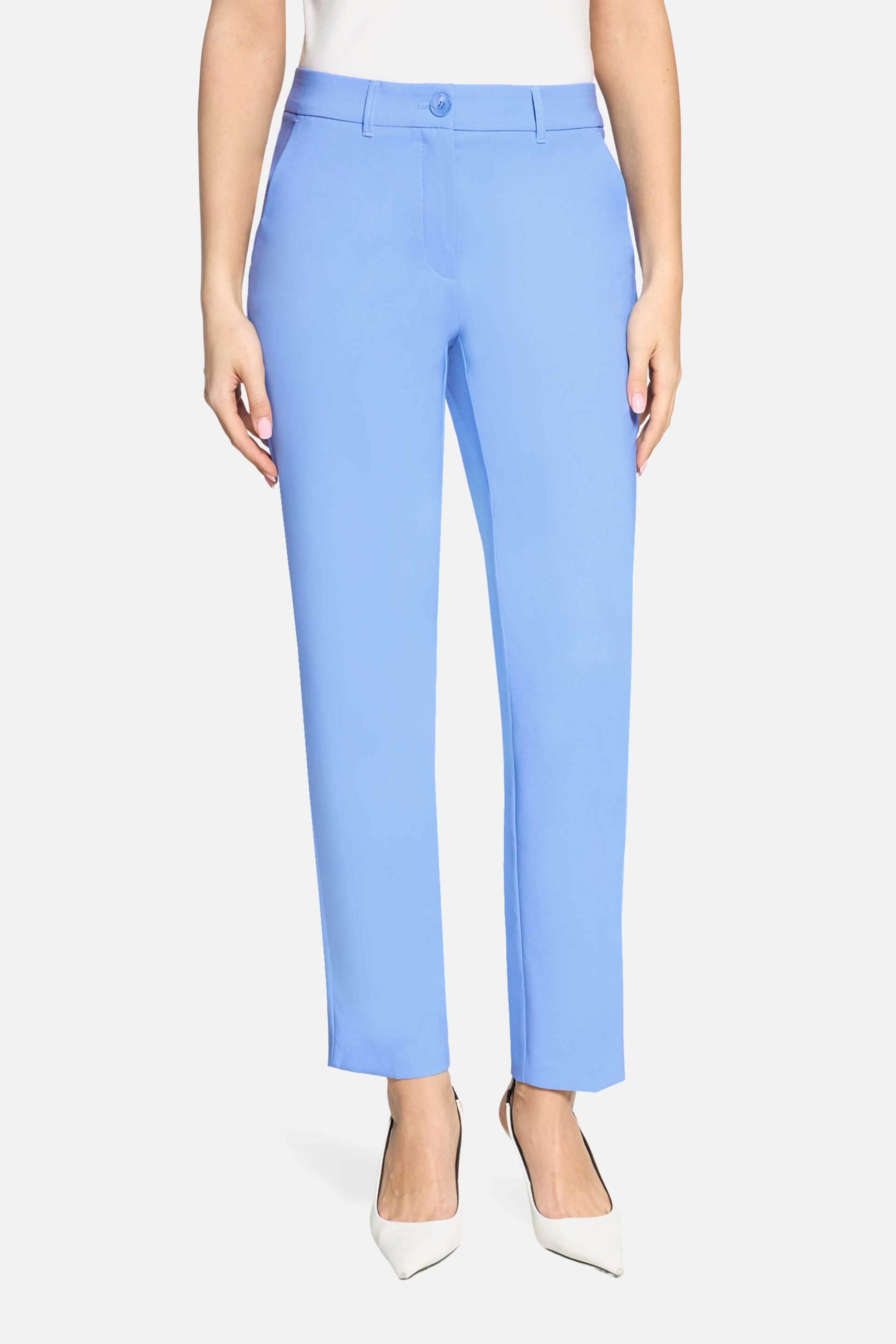 Betty Barclay γυναικείο παντελόνι chino Relaxed Fit - 6002/1080 Μπλε Ανοιχτό