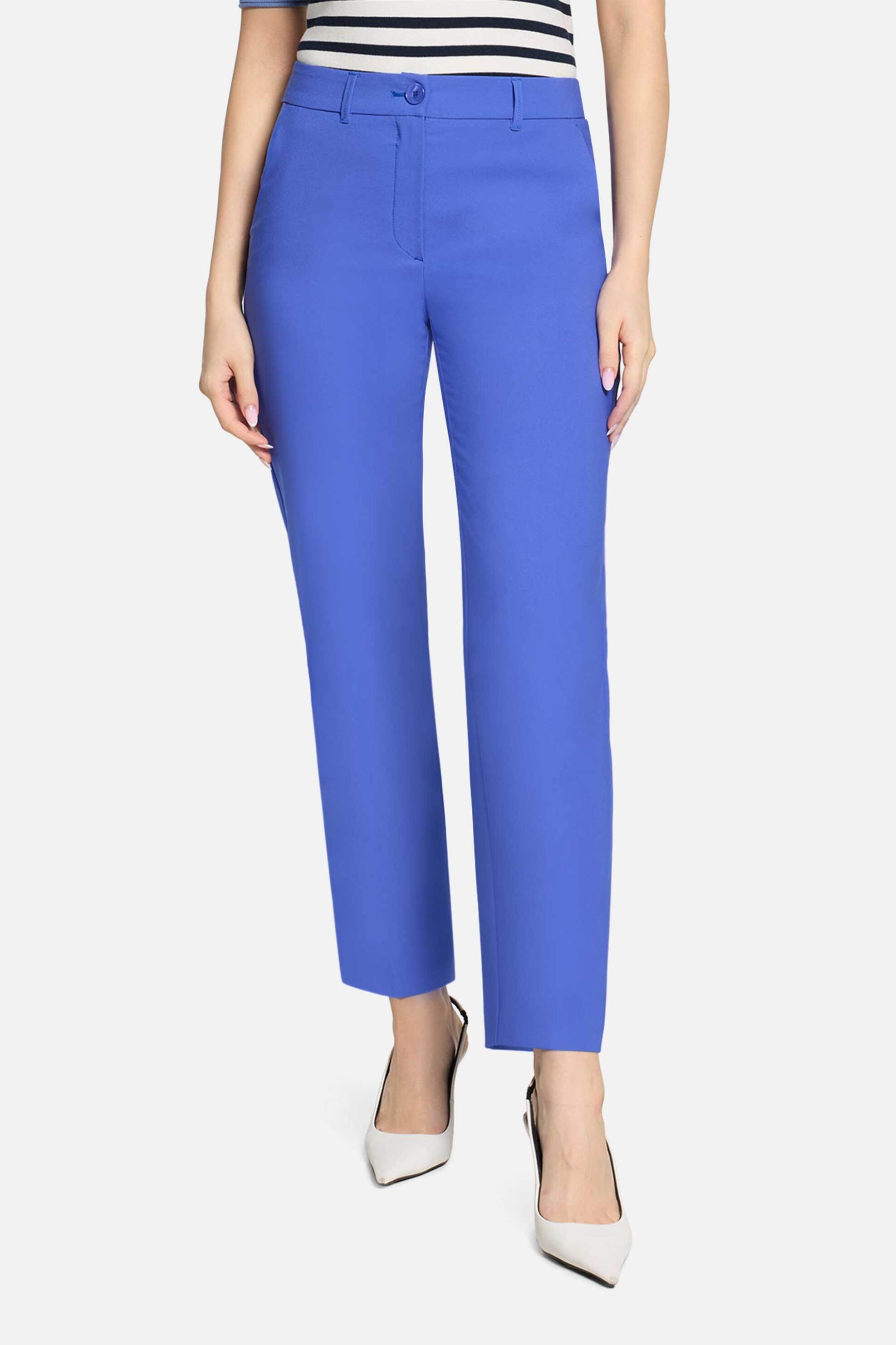 Betty Barclay γυναικείο παντελόνι chino Relaxed Fit - 6002/1080 Μπλε