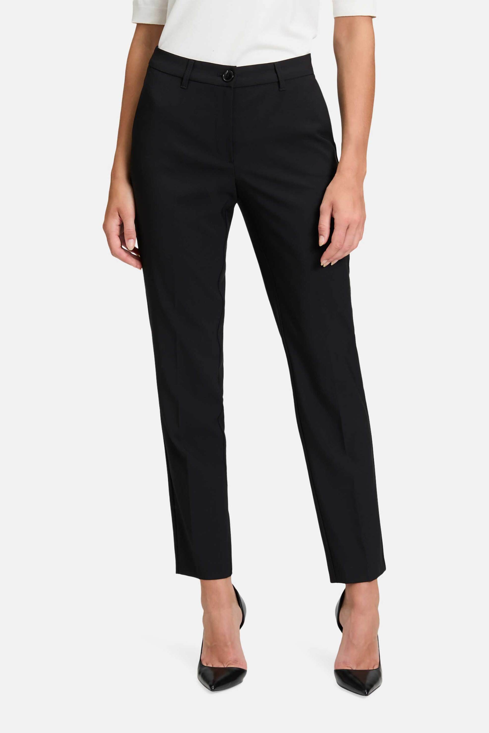 Betty Barclay γυναικείο παντελόνι chino Relaxed Fit - 6002/1080 Μαύρο