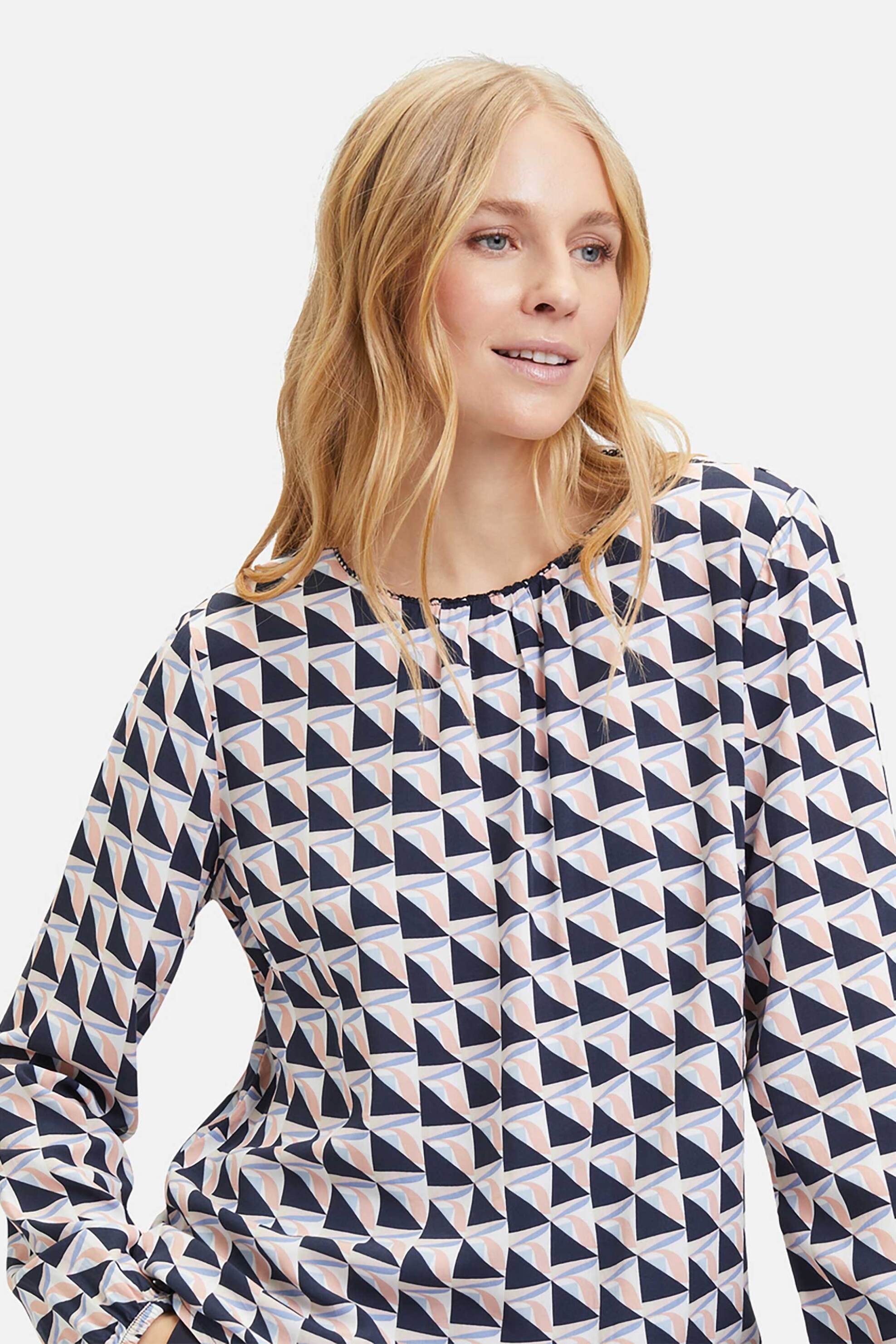 Betty Barclay γυναικεία μπλούζα με all-over contrast print - 8659/2414 Πολύχρωμο φωτογραφία