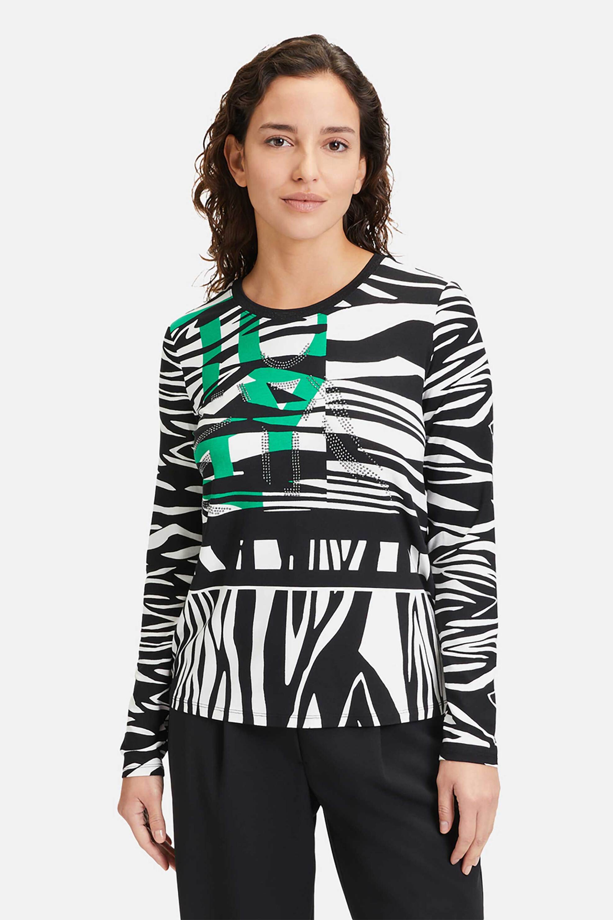 Betty Barclay γυναικεία μπλούζα με all-over zebra print | 38
