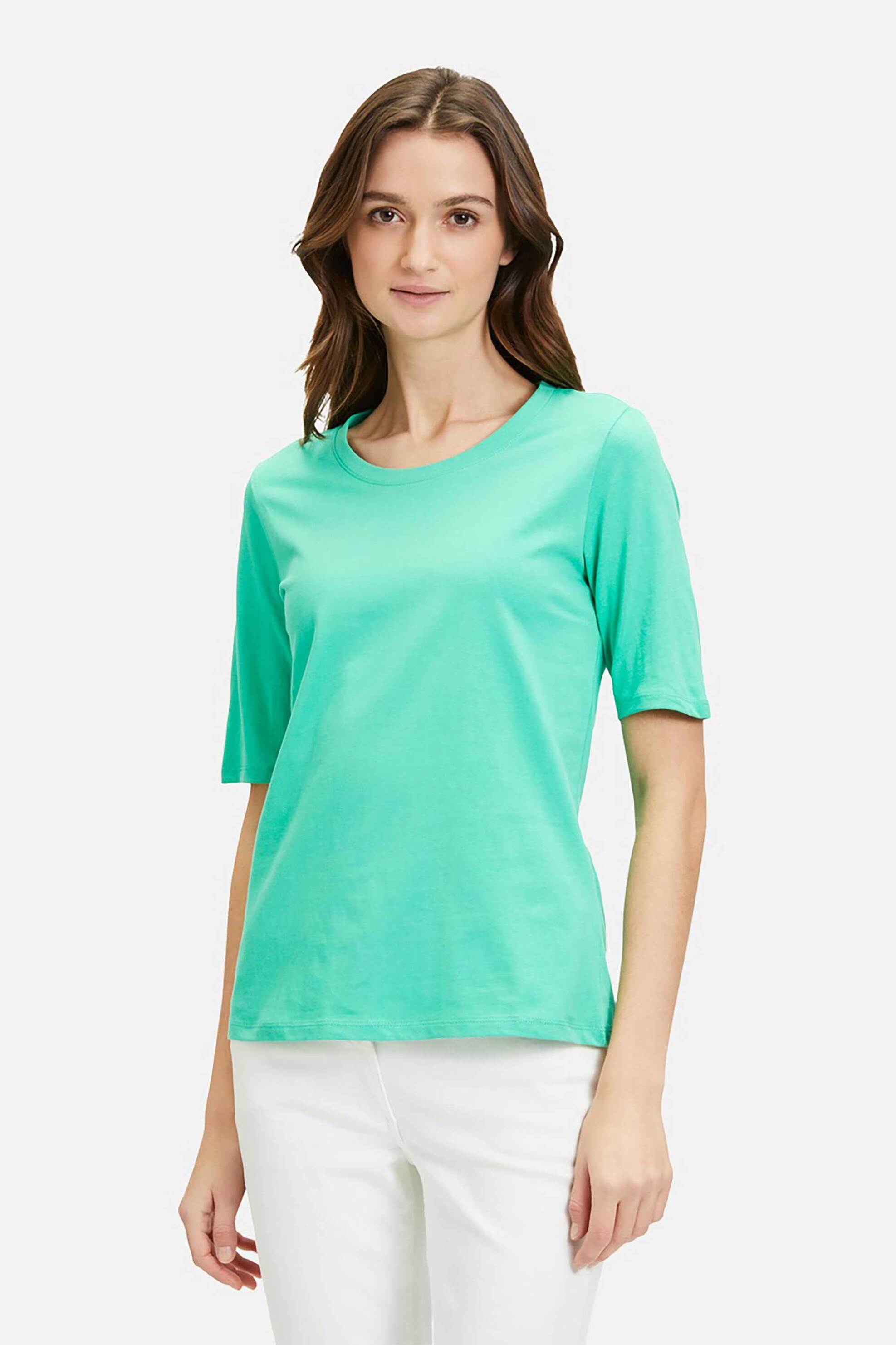 Betty Barclay γυναικεία μπλούζα μονόχρωμη - 2033/2509 Πράσινο Tropical